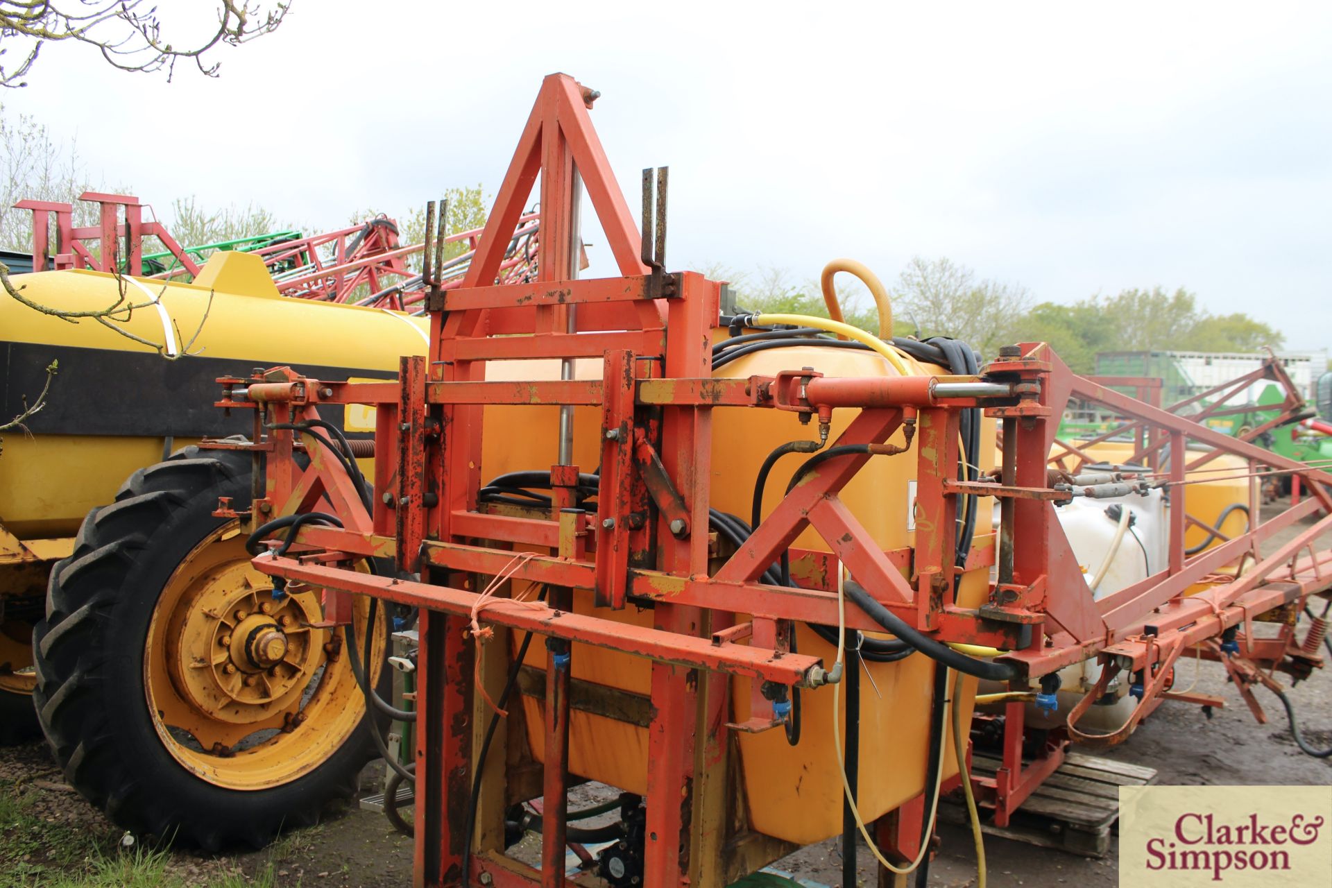 Allman 12m mounted sprayer. With 1000L tank. * - Image 7 of 8