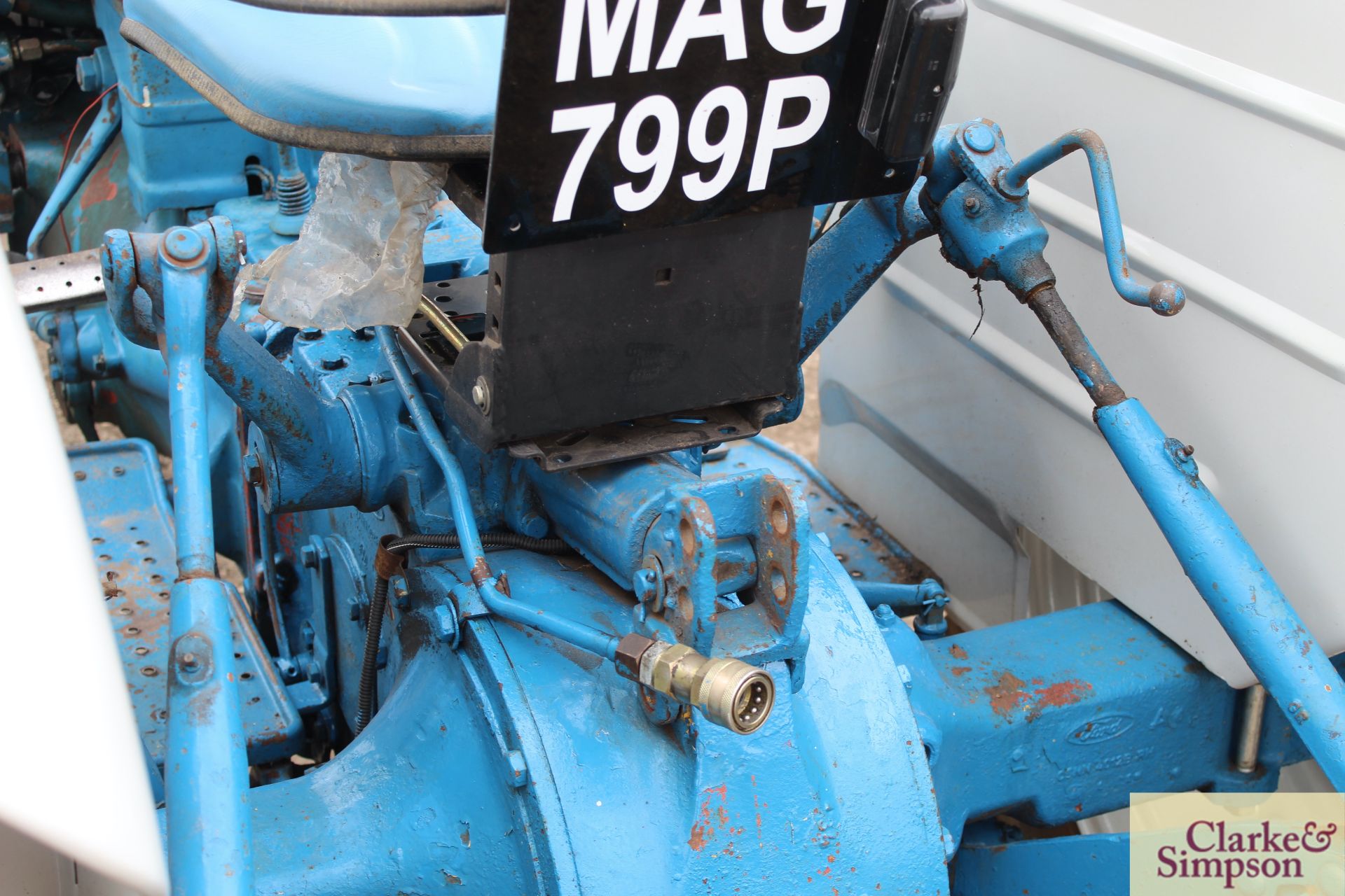 Ford 3600 2WD tractor. Registration MAG 799P. Date of first registration 02/1976. 12.4/11-28 rear - Image 17 of 25