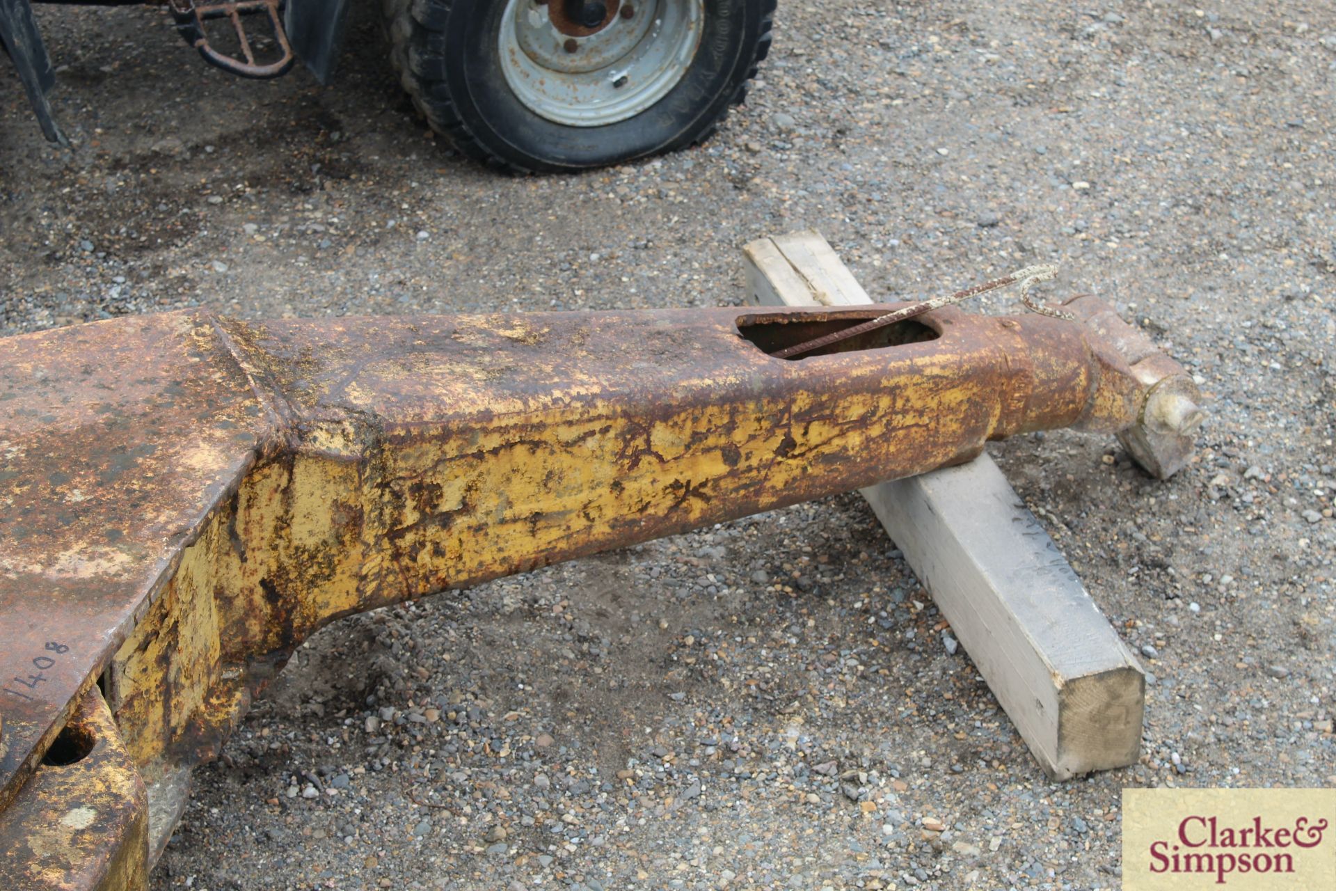 Large diameter crushing roller. Previously used with bulldozer. * - Image 3 of 11