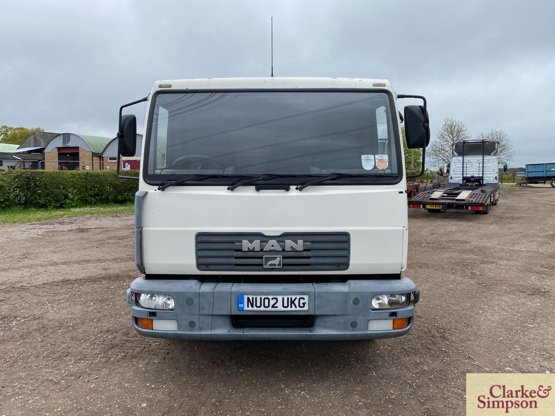 MAN LE150C 7.5T 4x2 beavertail lorry. Registration NU02 UKG. Date of first registration 15/05/ - Image 8 of 46