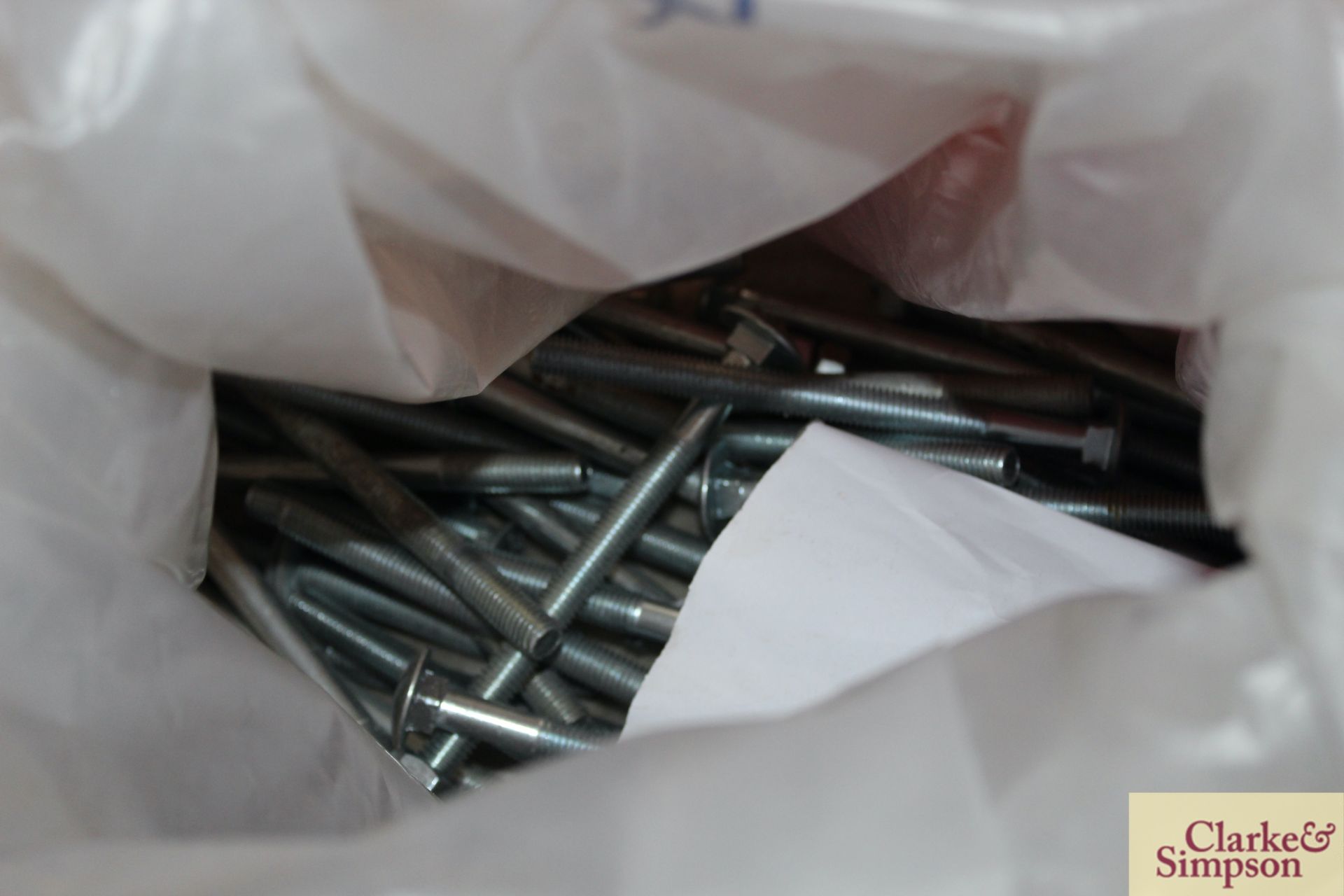 4x bags of coach bolts etc. - Image 3 of 3