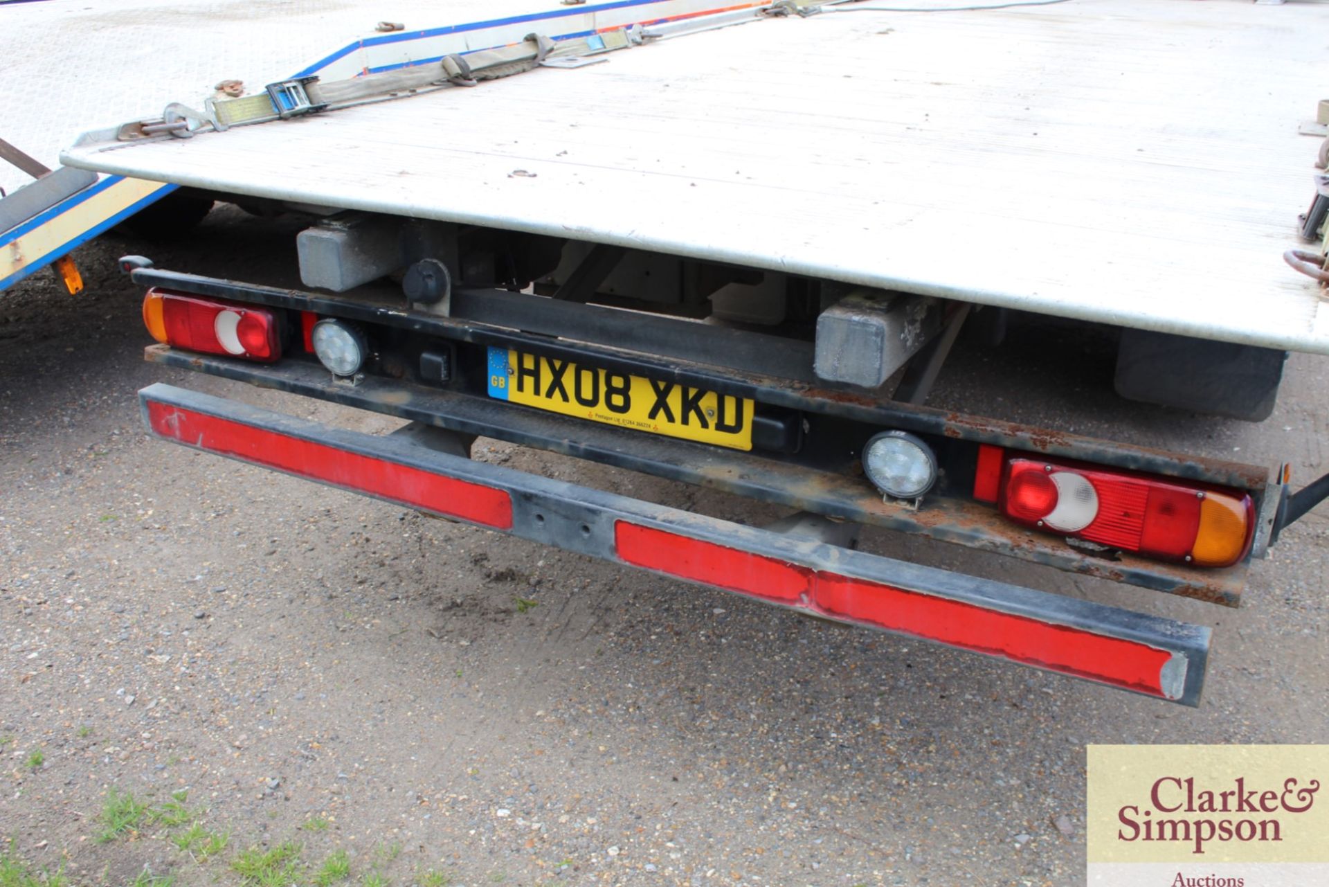 Mitsubishi Canter 7.5T crew cab 4x2 tilt and silde recovery lorry. Registration HX08 XKD. Date of - Image 16 of 30