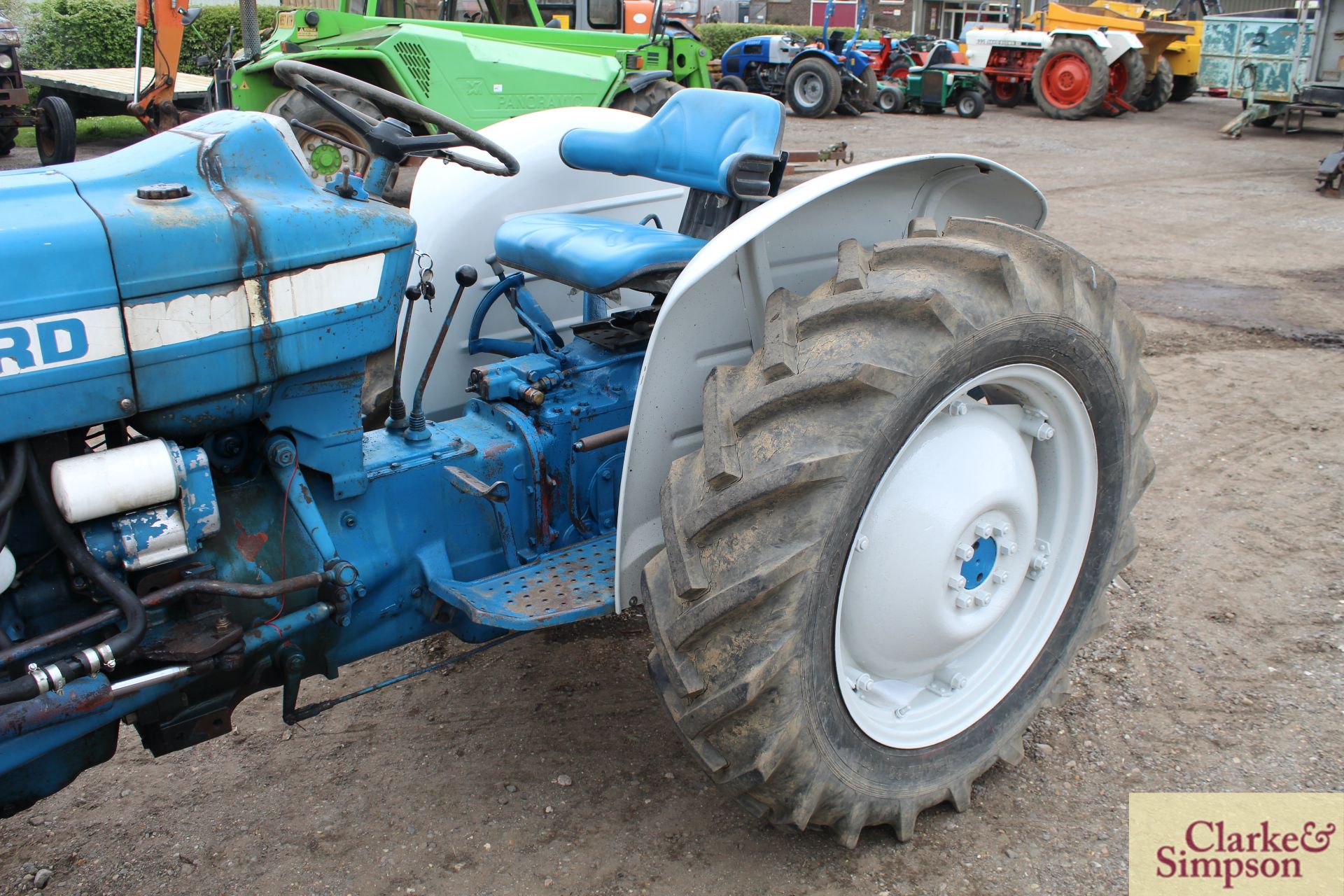 Ford 3600 2WD tractor. Registration MAG 799P. Date of first registration 02/1976. 12.4/11-28 rear - Image 18 of 25