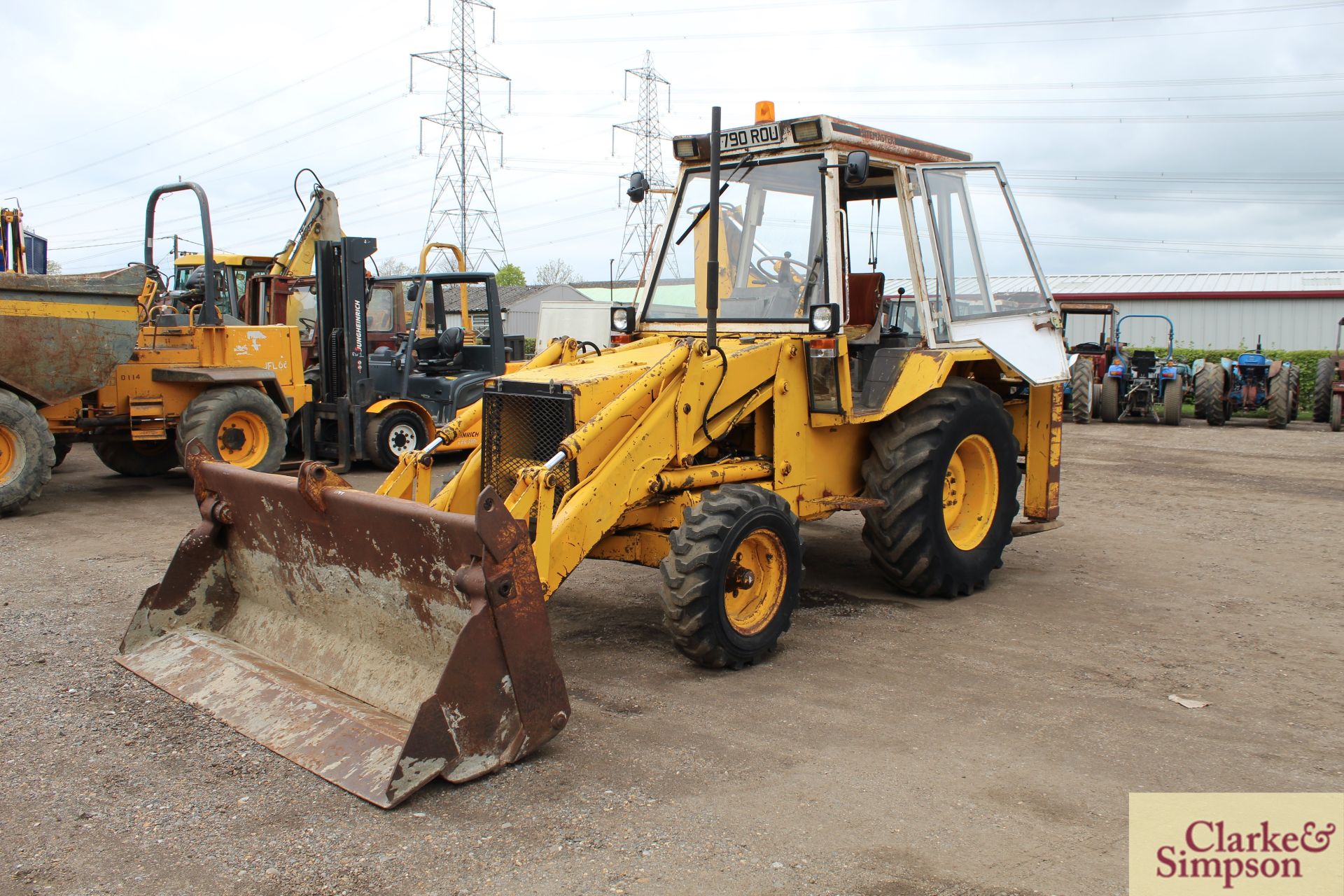 JCB 3CX Sitemaster 2WD backhoe loader. Registration A790 ROU. Date of first registration 10/1983. - Image 3 of 34