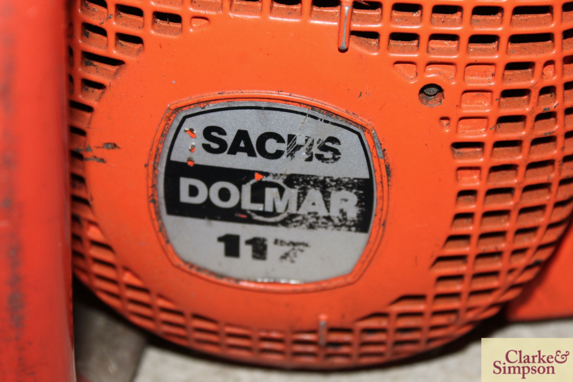 Sachs Dolmar 117 18in chainsaw. - Image 8 of 9