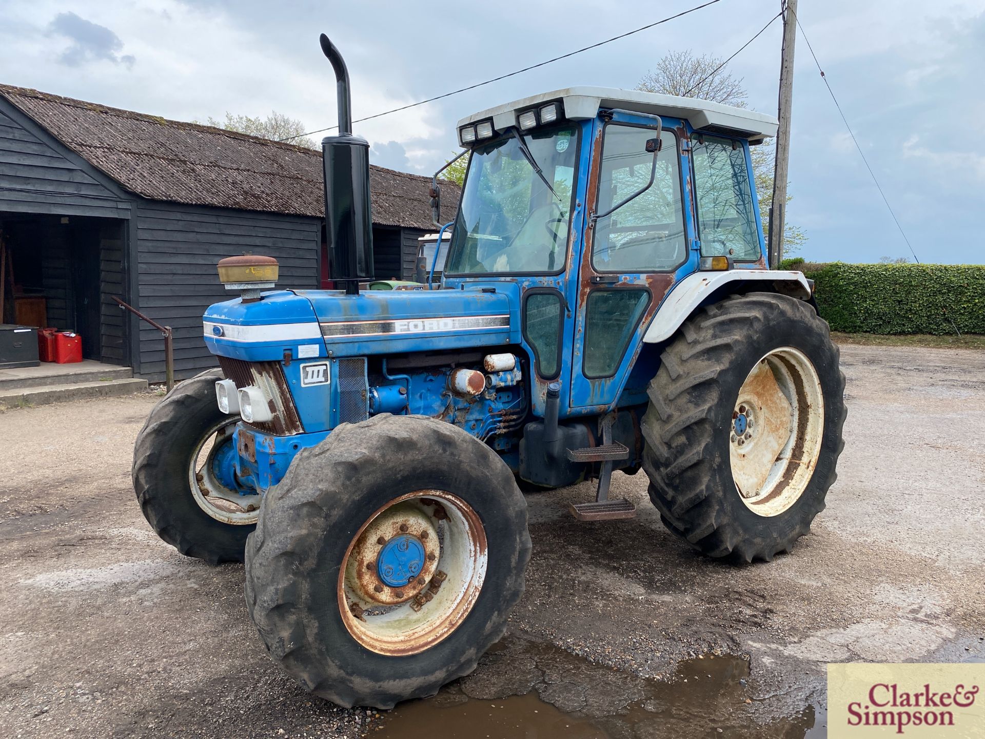 Ford 7810 Force III 4WD tractor. Registration G916 XGV. Date of first registration 04/1990. 7,920
