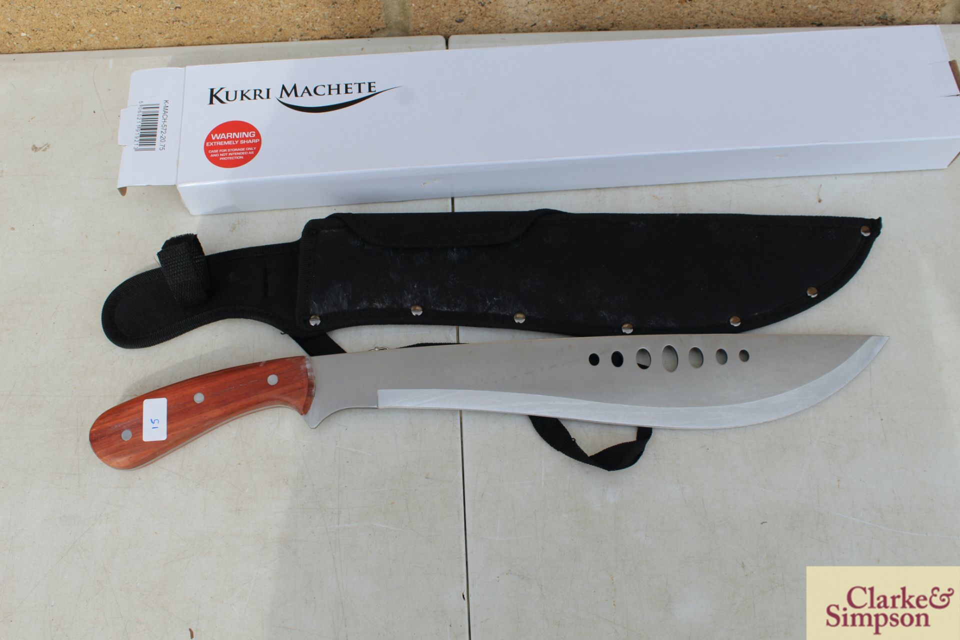 20in Kukri machette. * - Image 2 of 2