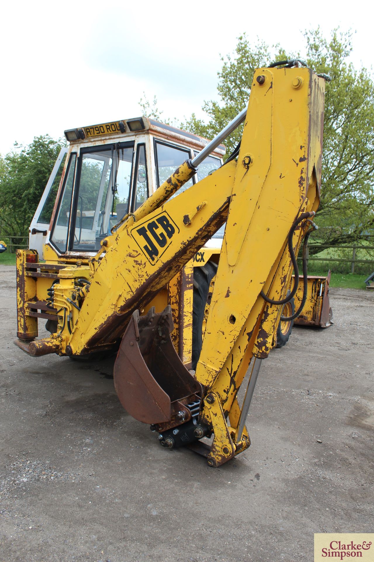 JCB 3CX Sitemaster 2WD backhoe loader. Registration A790 ROU. Date of first registration 10/1983. - Image 19 of 34