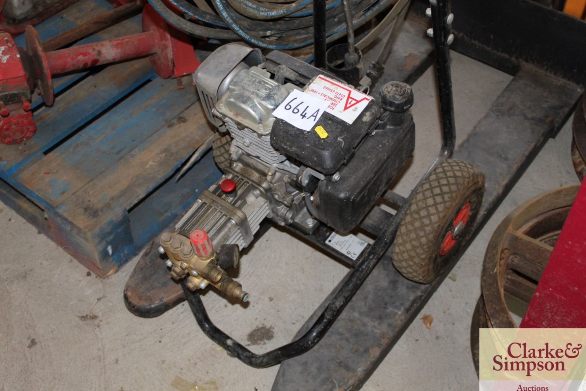 Comet FDX 11/150 Honda petrol cold water pressure washer. * - Image 2 of 4