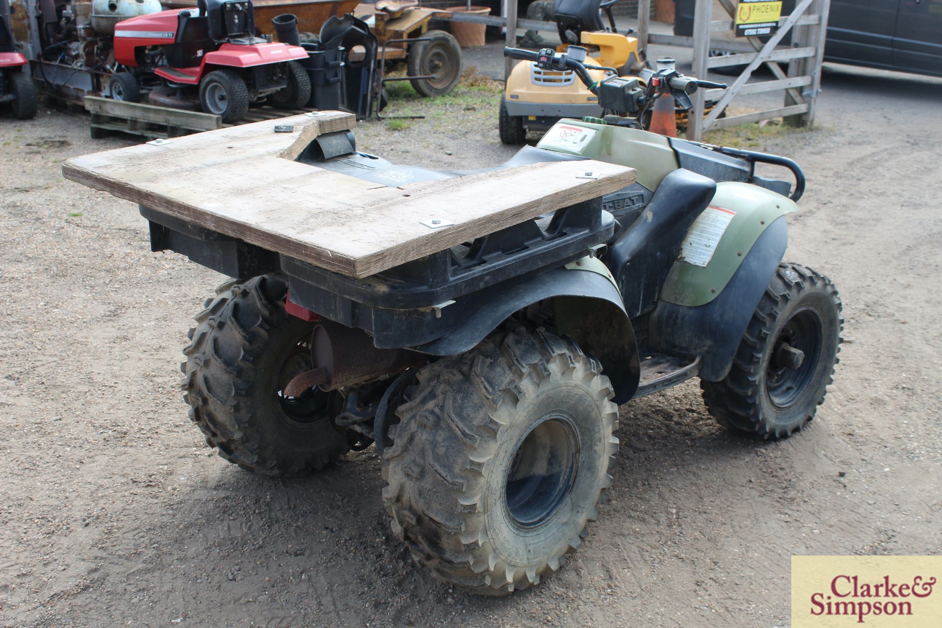 D-Bat 4WD diesel quad bike. * - Image 5 of 30