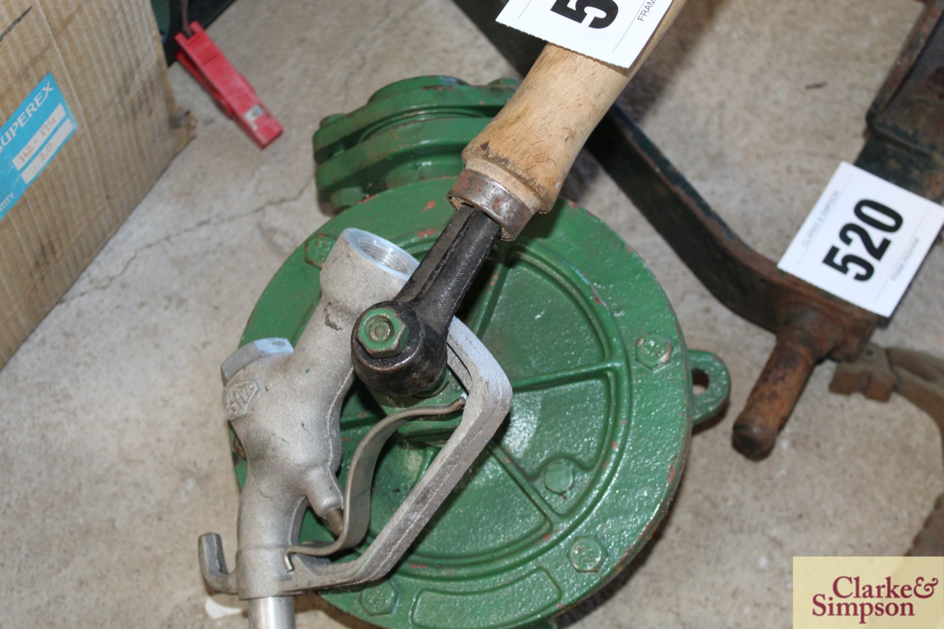 Unused No4 semi-rotary handy pump. * - Image 3 of 3