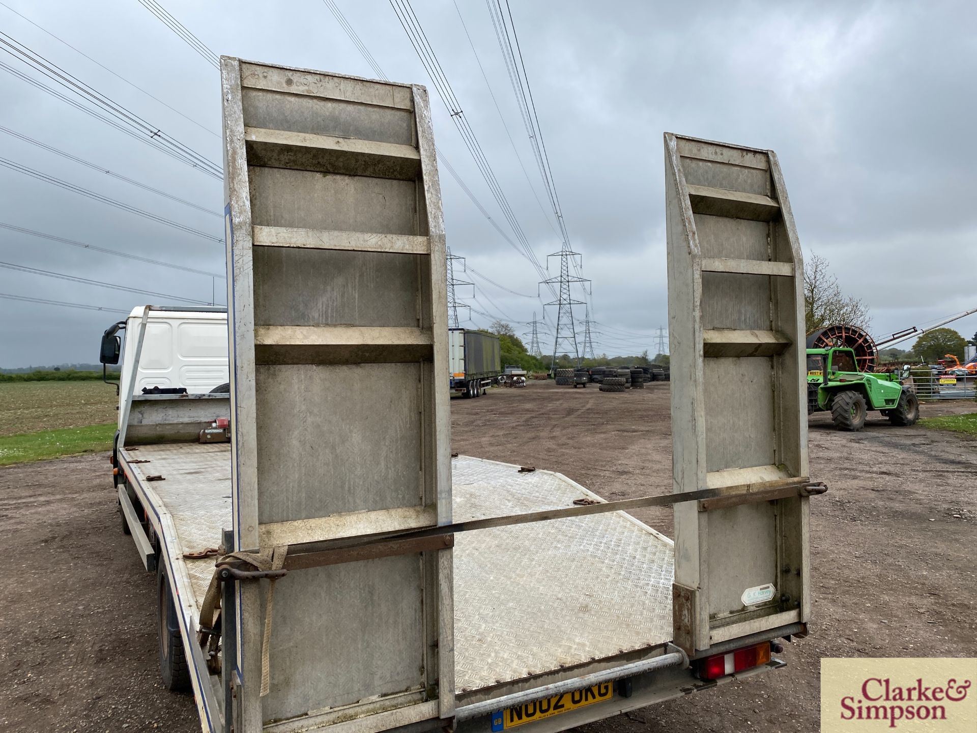 MAN LE150C 7.5T 4x2 beavertail lorry. Registration NU02 UKG. Date of first registration 15/05/ - Image 24 of 46