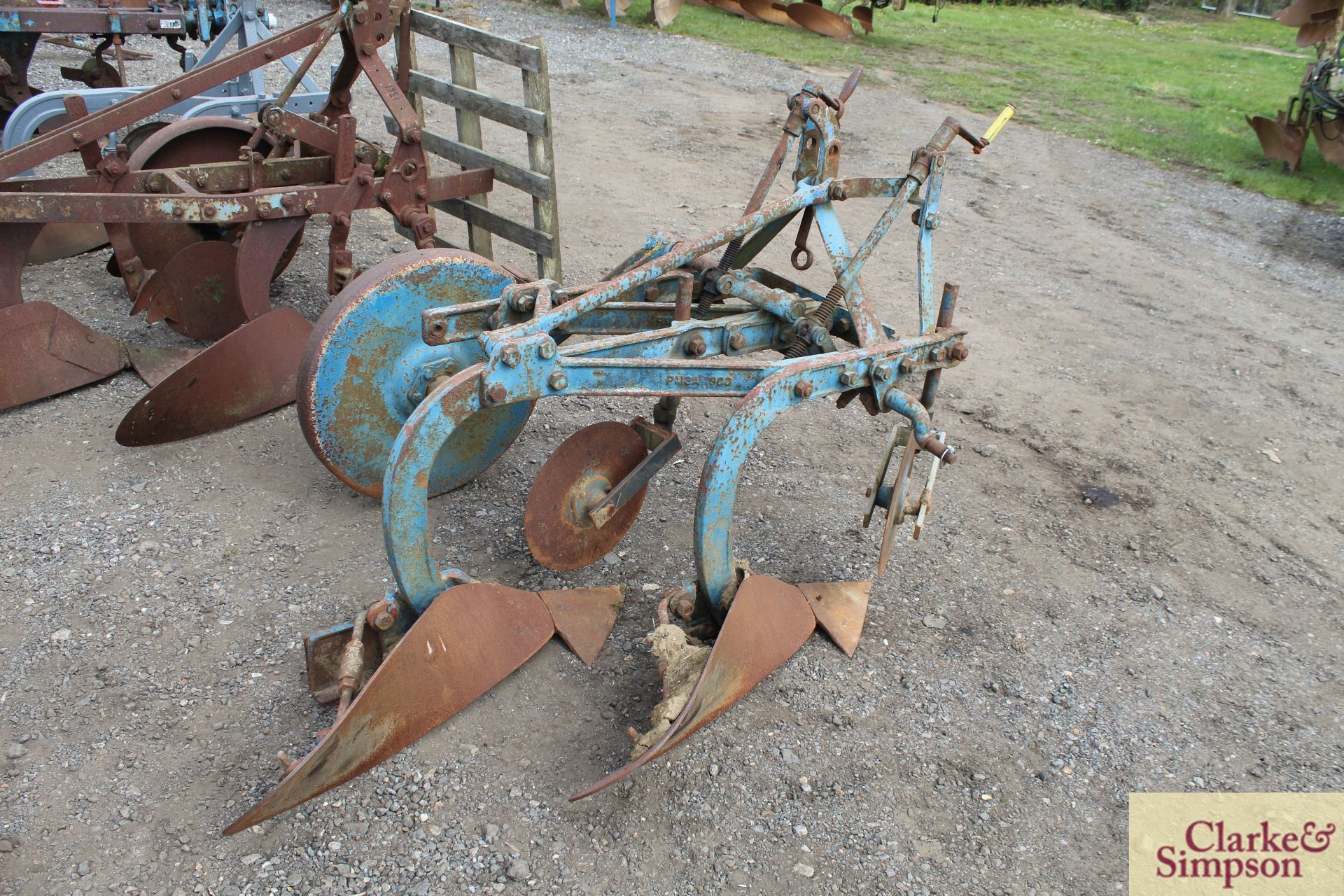 Ransomes PMA 2F plough. - Image 4 of 9