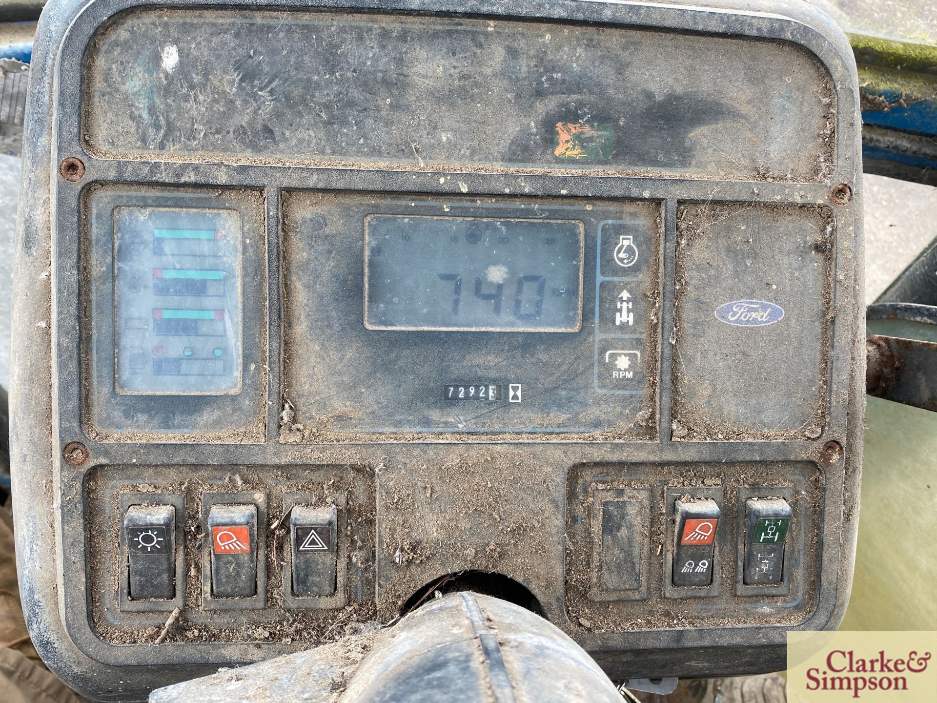 Ford 7810 Force III 4WD tractor. Registration G916 XGV. Date of first registration 04/1990. 7,920 - Image 28 of 32