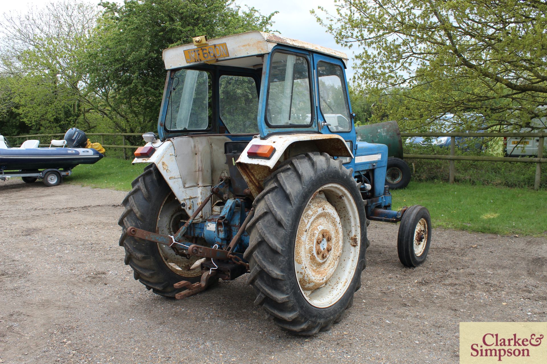 Ford 4000 2WD tractor. Registration JRT 680N. Date of first registration 07/1975. 5,859 hours. 12. - Image 7 of 28