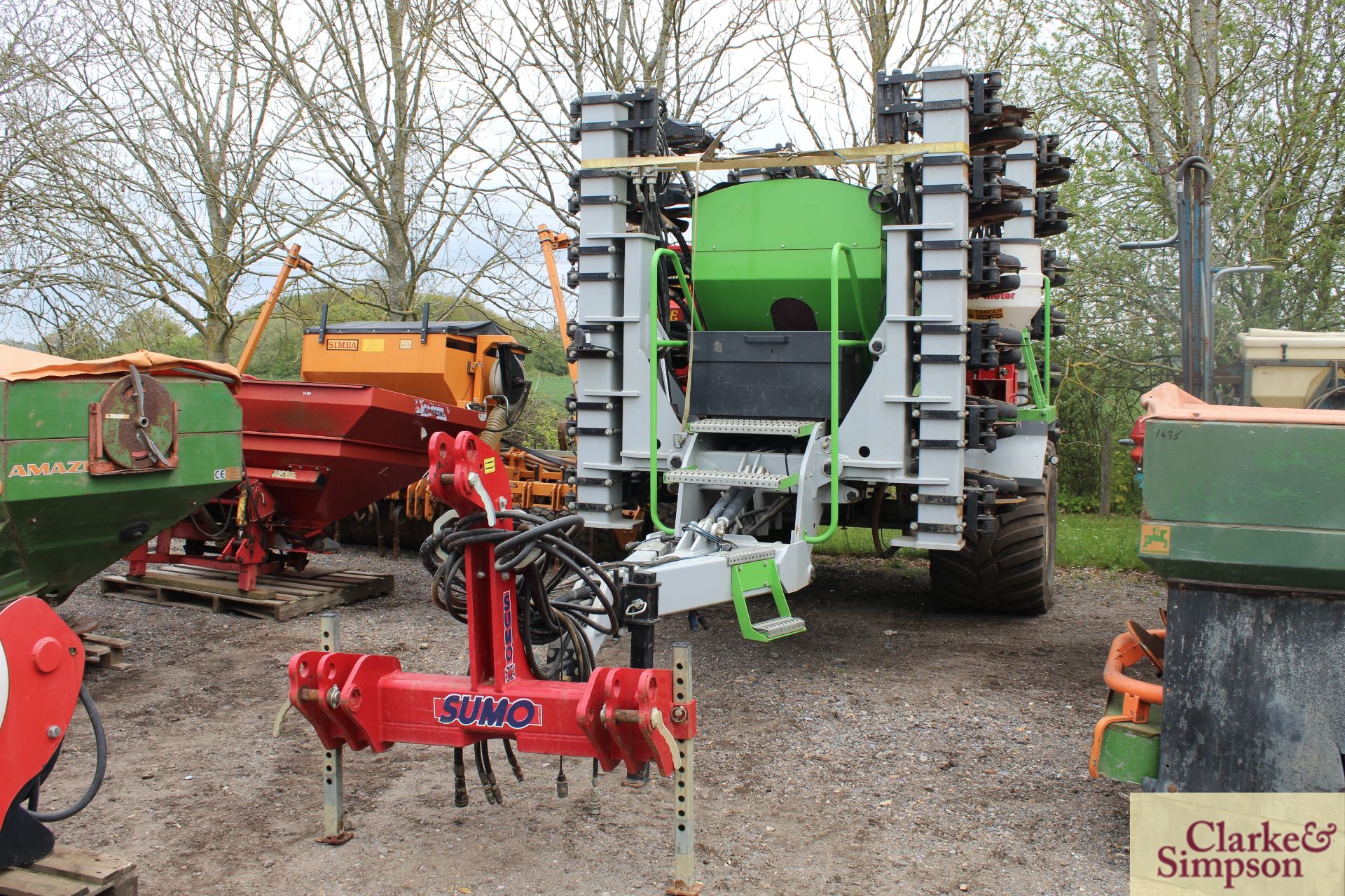 Cross Slot PW5-25 5.25m direct drill. 2015. c.3,000Ha. With blockage sensors, tramline, Sumo linkage - Image 4 of 23