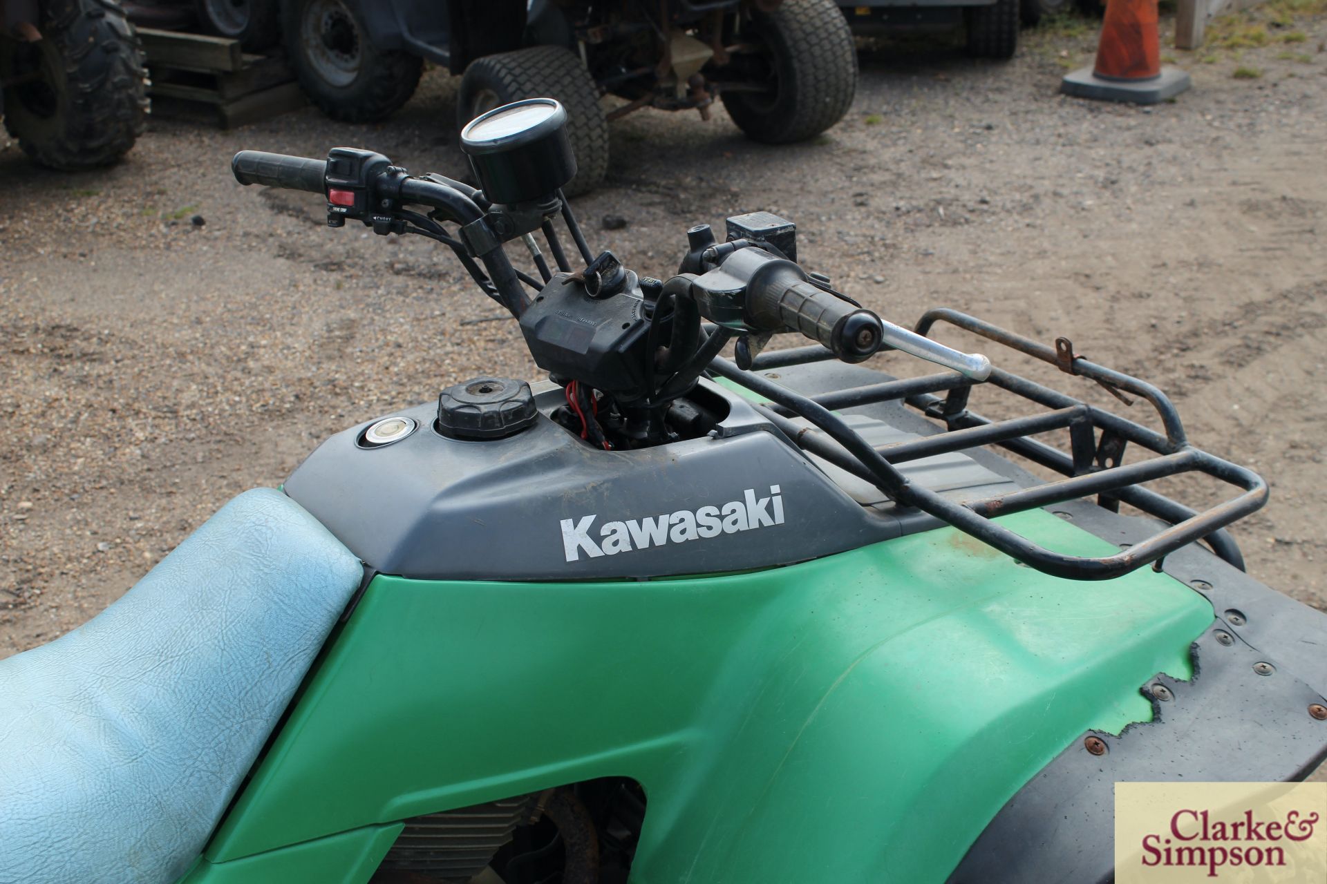 Kawasaki KLF 300 4WD quad bike. 4,543 miles. - Image 24 of 31