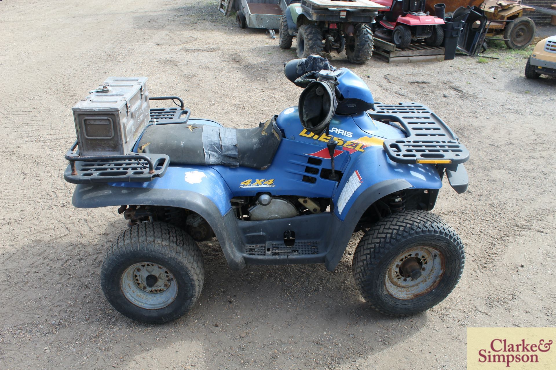 Polaris 500cc Diesel 4WD quad bike. Registration Q52 CHH. Date of first registration 02/2000. VIN - Image 6 of 28