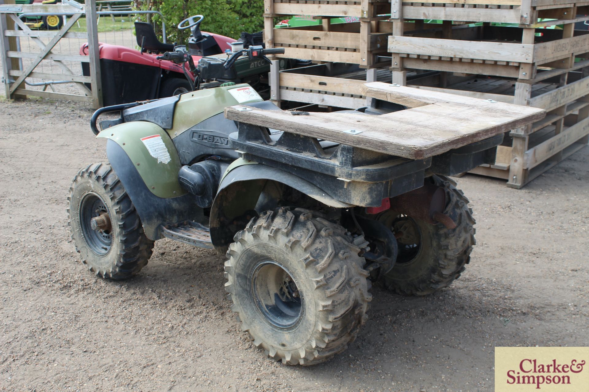 D-Bat 4WD diesel quad bike. * - Image 3 of 30