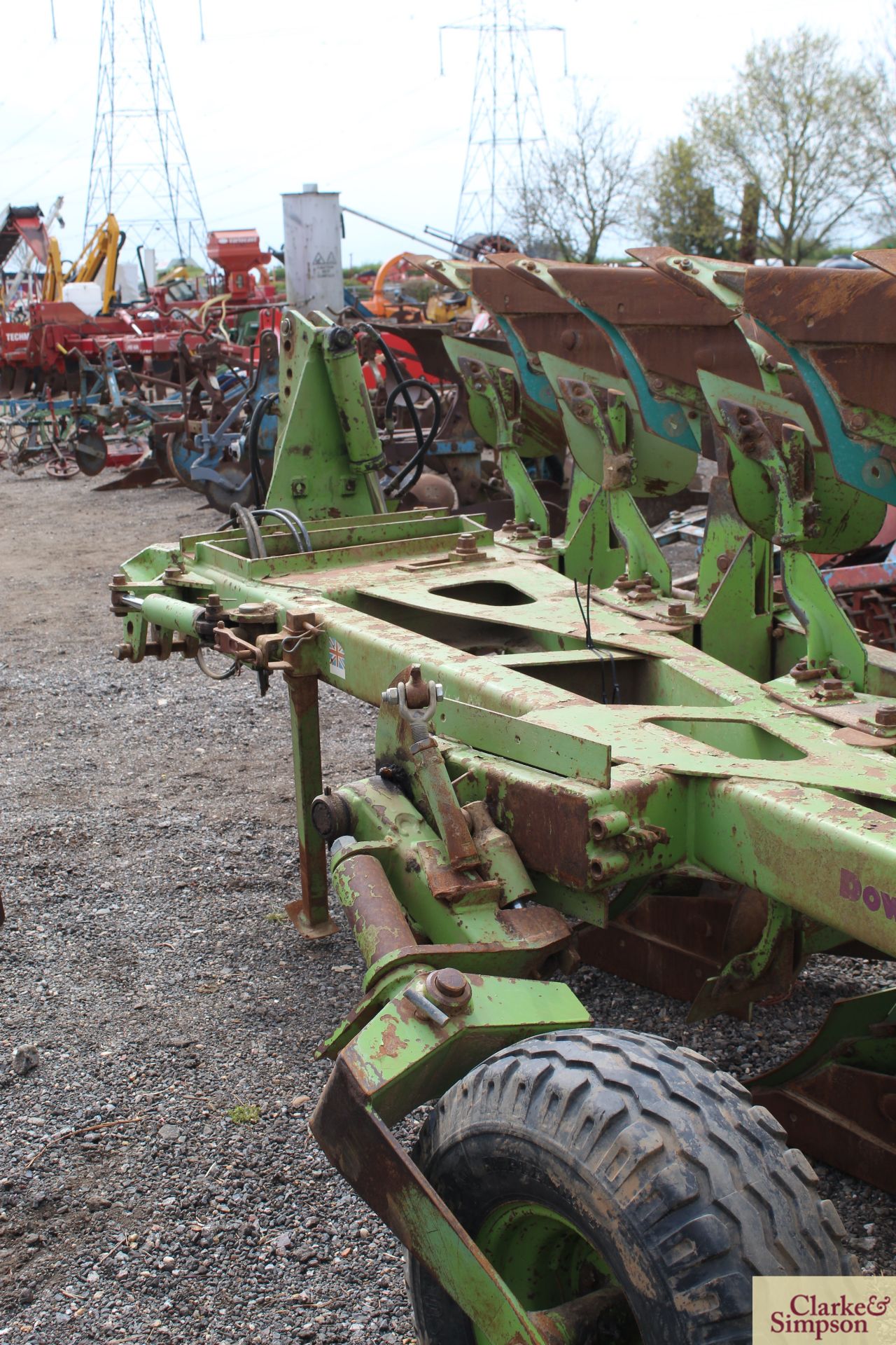 Dowdeswell DP120S 4+1F reversible plough. 1996. * - Image 5 of 20