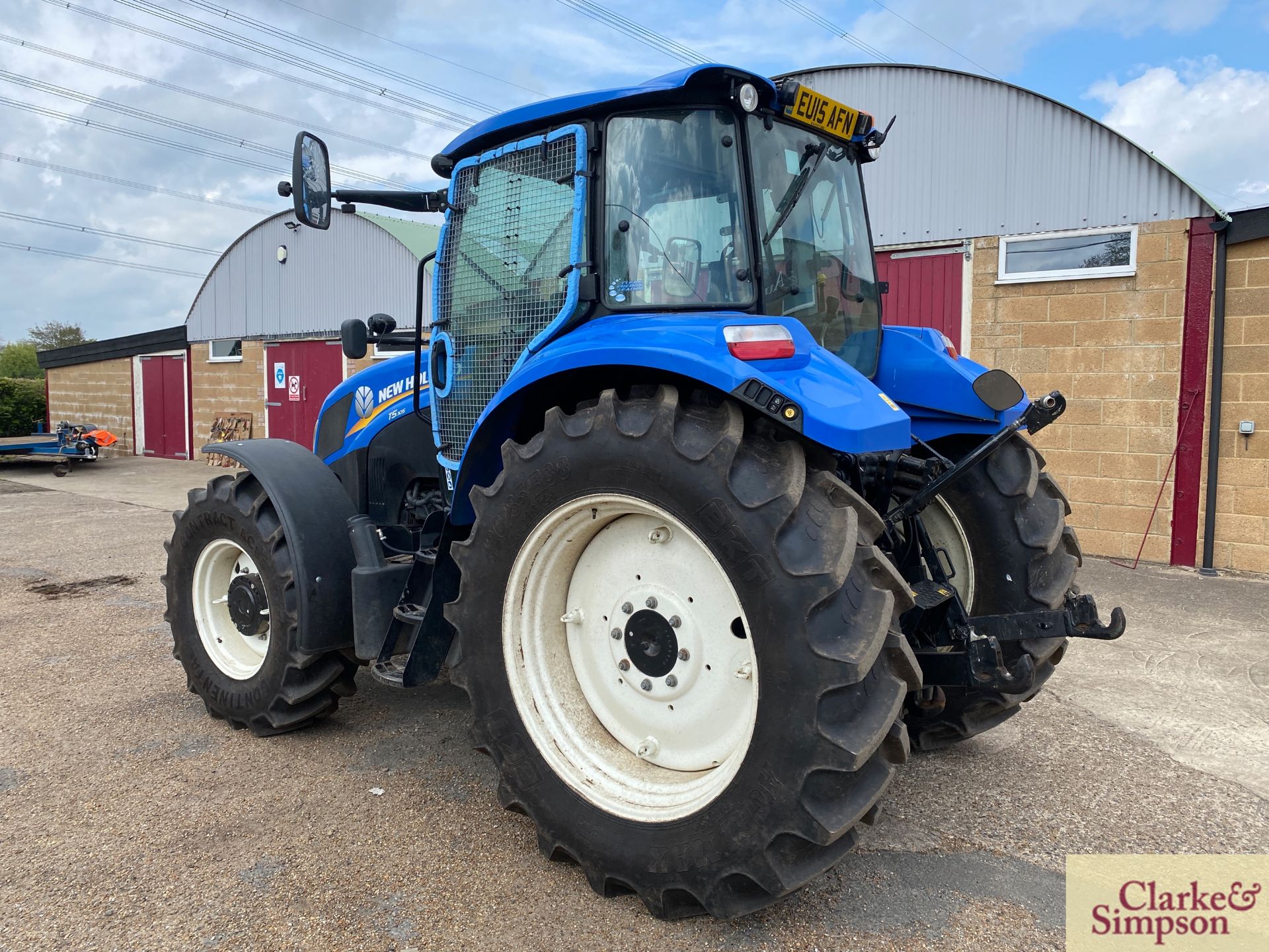 New Holland T5.105 4WD tractor. Registration EU15 AFN. Date of first registration 03/2015. Serial - Image 4 of 48
