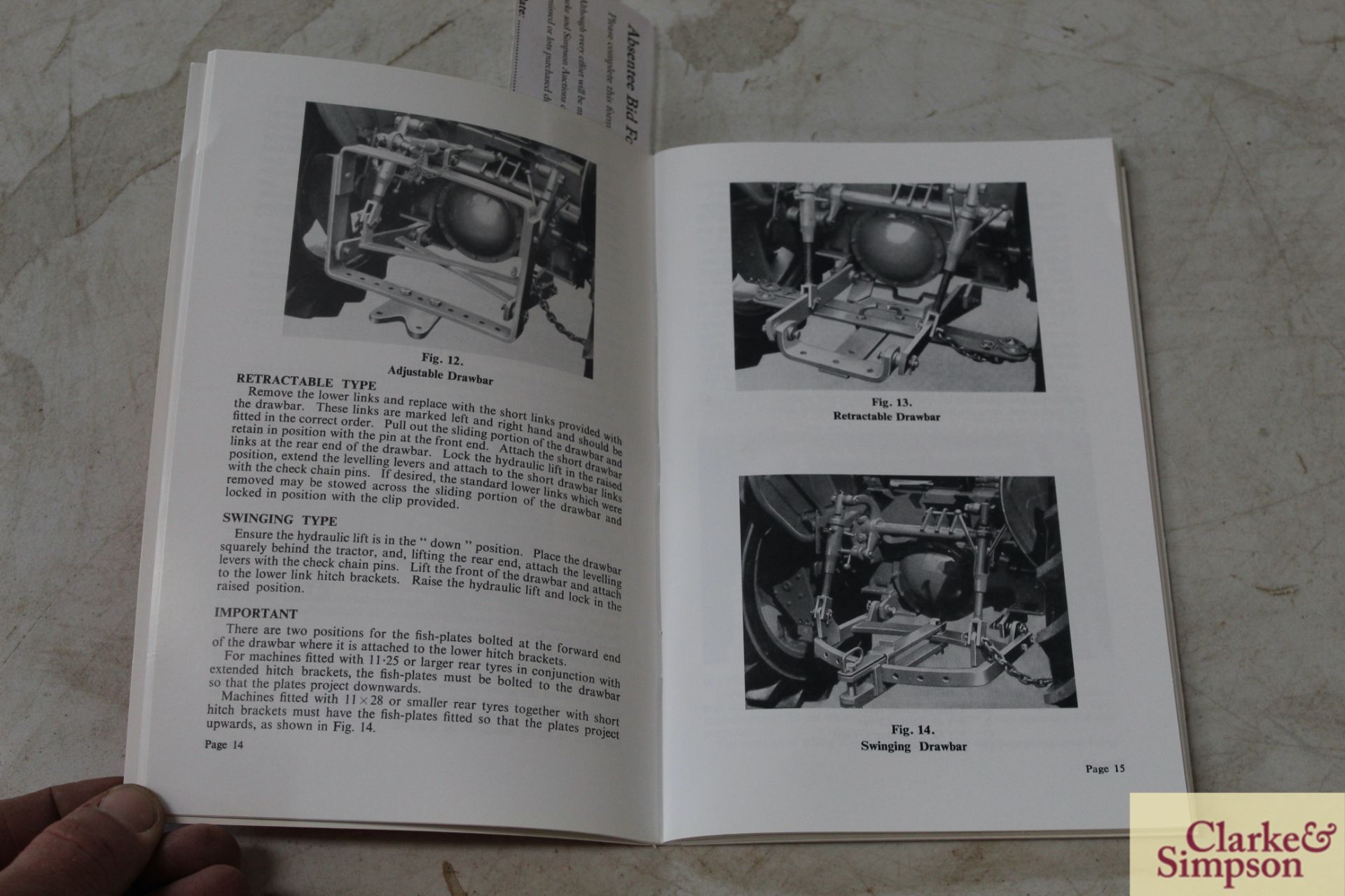 David Brown Tractor & Implement Operators Handbook. - Image 2 of 3