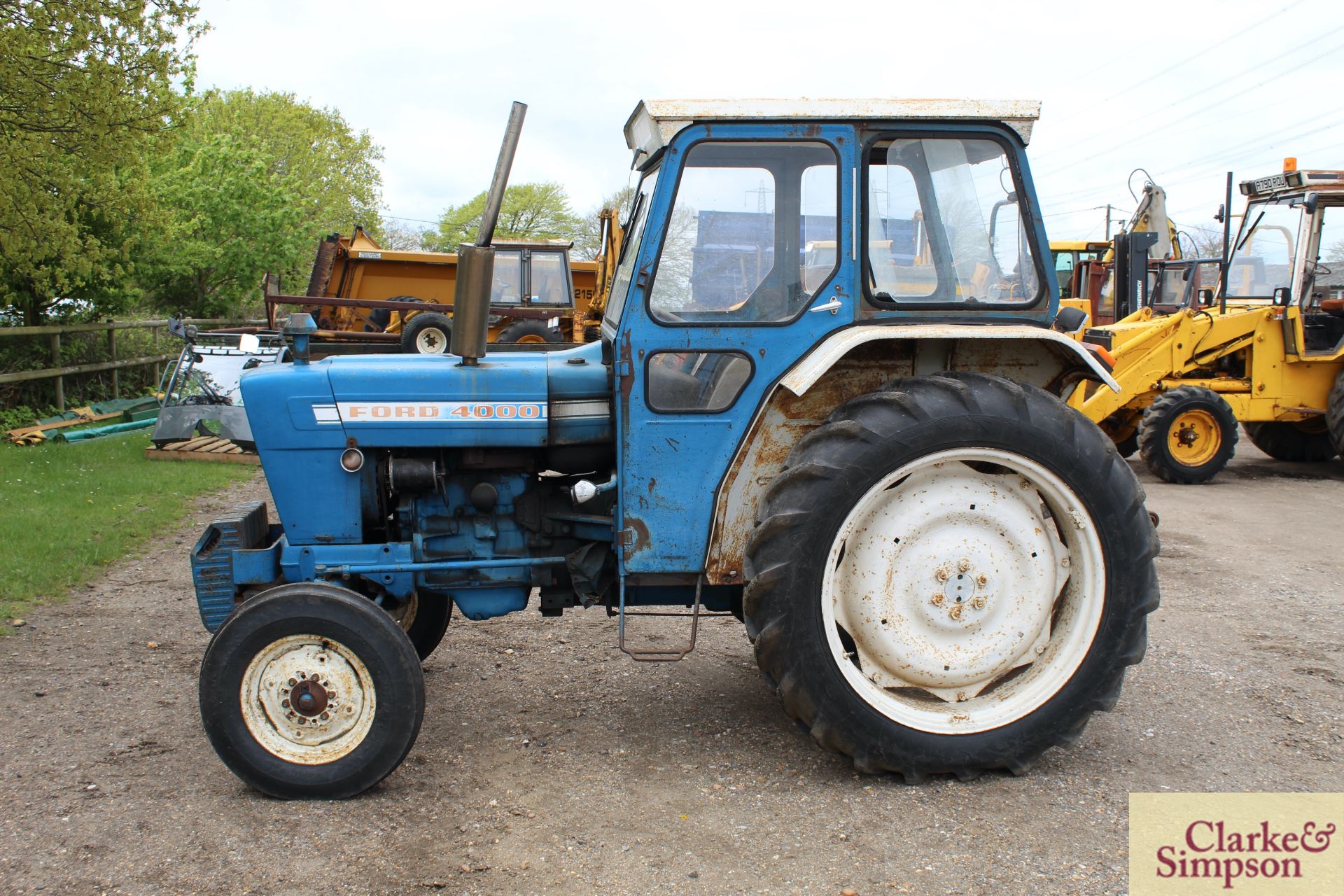 Ford 4000 2WD tractor. Registration JRT 680N. Date of first registration 07/1975. 5,859 hours. 12. - Image 4 of 28