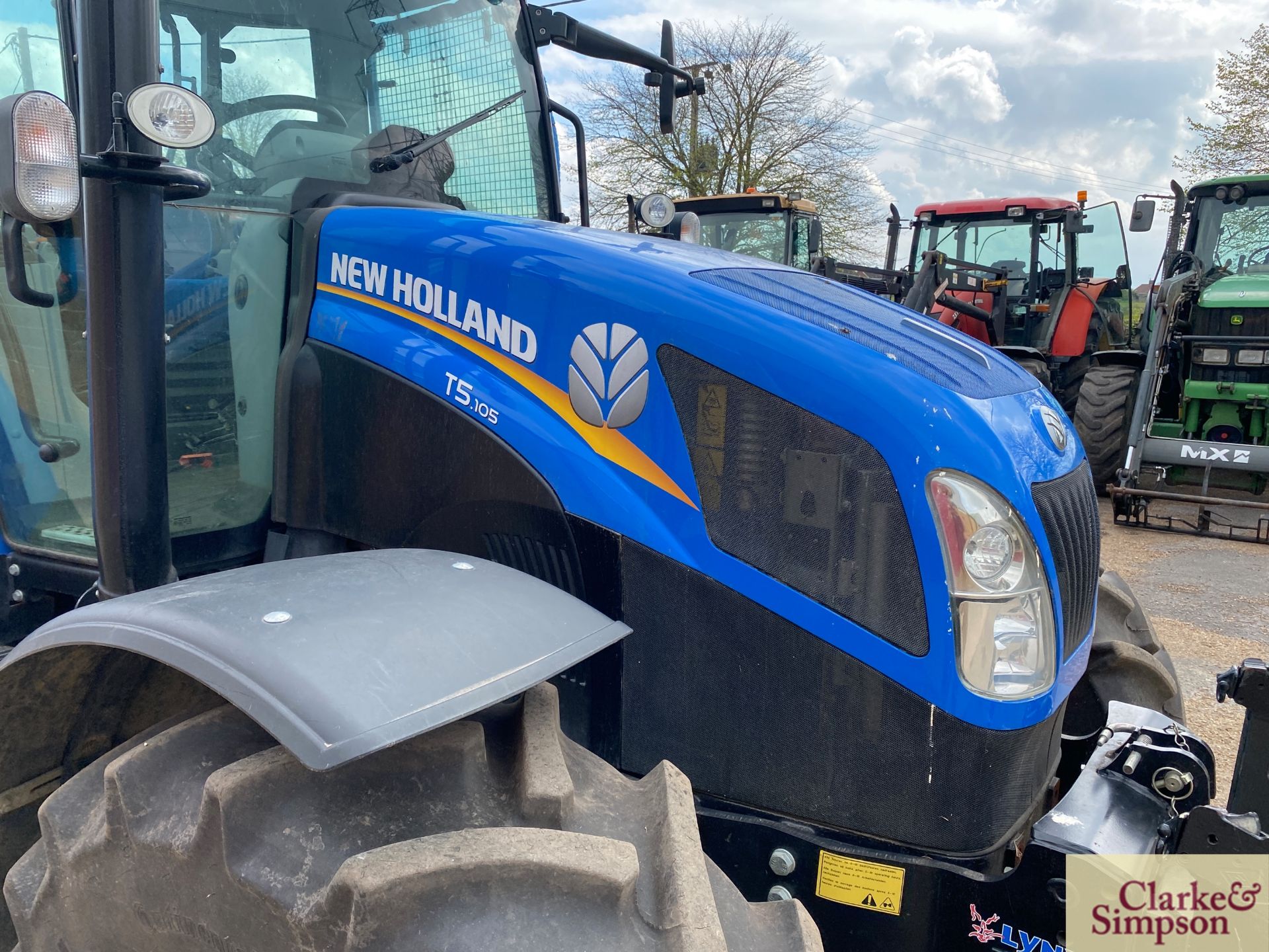 New Holland T5.105 4WD tractor. Registration EU15 AFN. Date of first registration 03/2015. Serial - Image 32 of 48