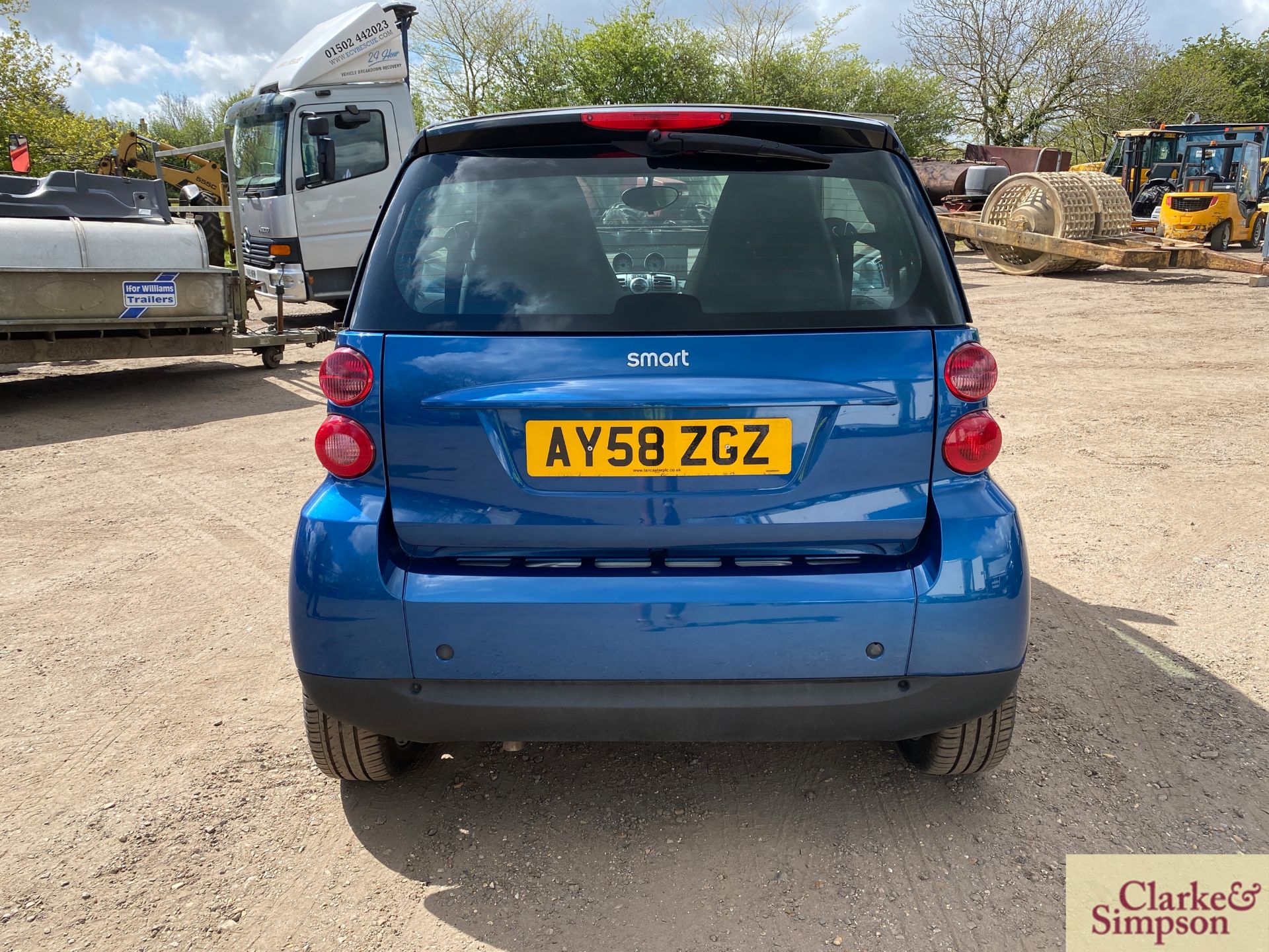 Smart Passion ForTwo. Registration AY58 ZGZ. Date of first registration 09/2008. 4,800 miles. MOT - Image 4 of 57