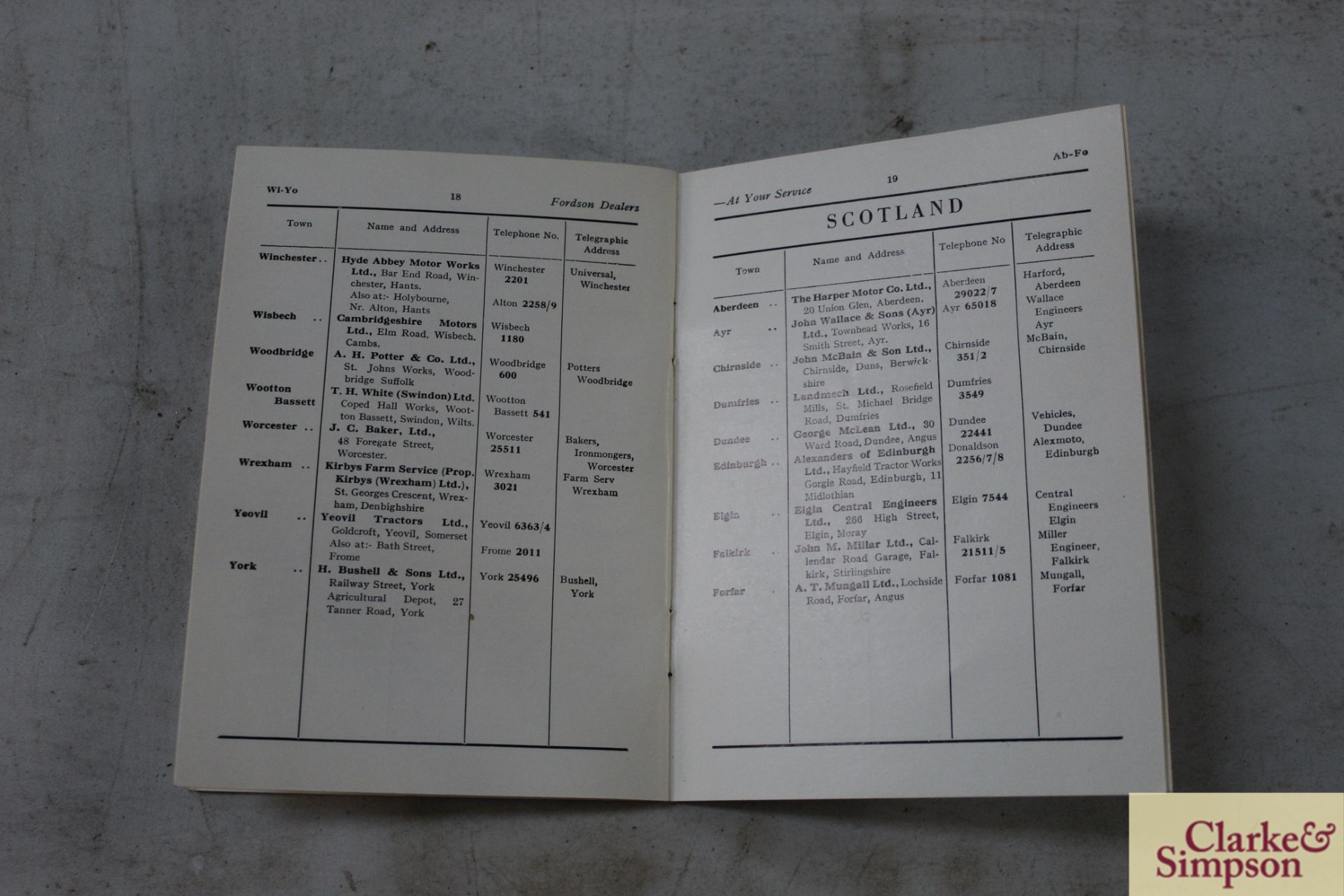 Ford Tractor Price List, 29th April 1966 and Addre - Image 6 of 12