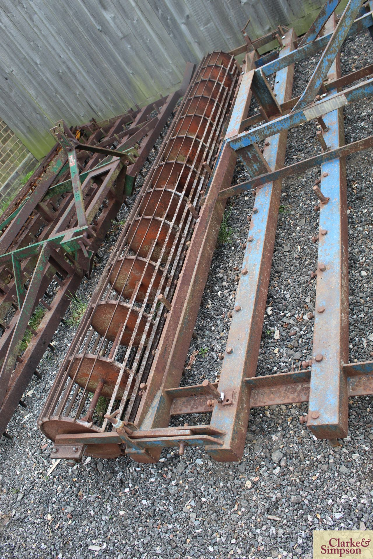 Blench 12ft Dutch harrow. With leading spring tines. * - Image 4 of 21