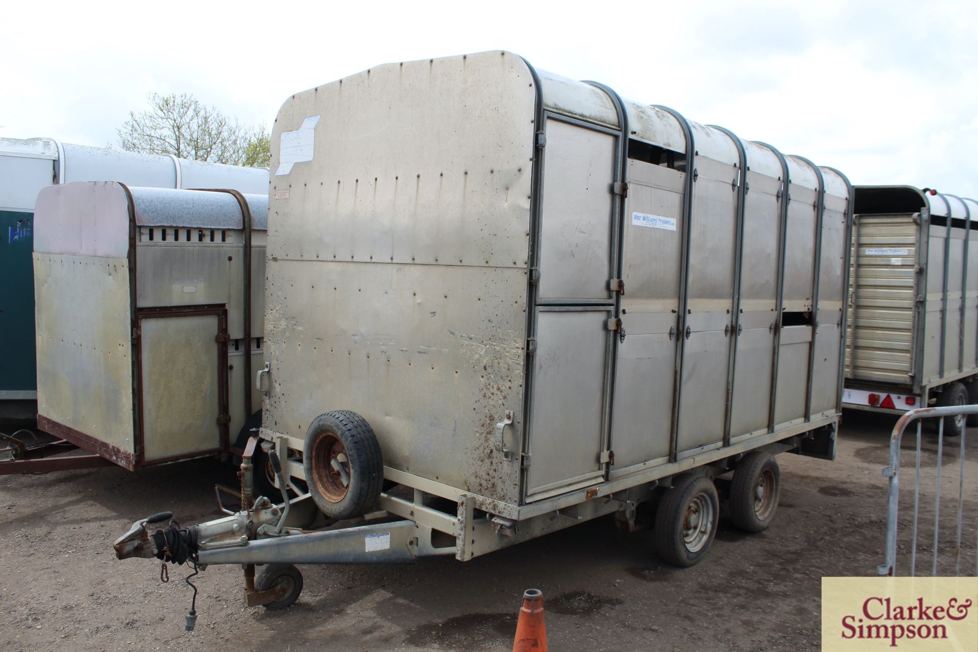 Ifor Williams 12ft twin axle demount livestock trailer. * - Image 2 of 17