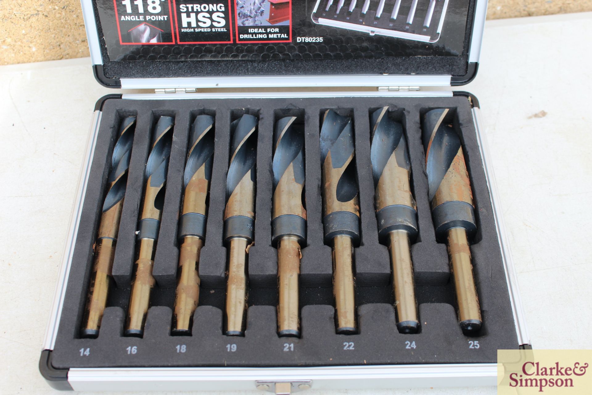 8 piece Deming drill set. * - Image 3 of 3