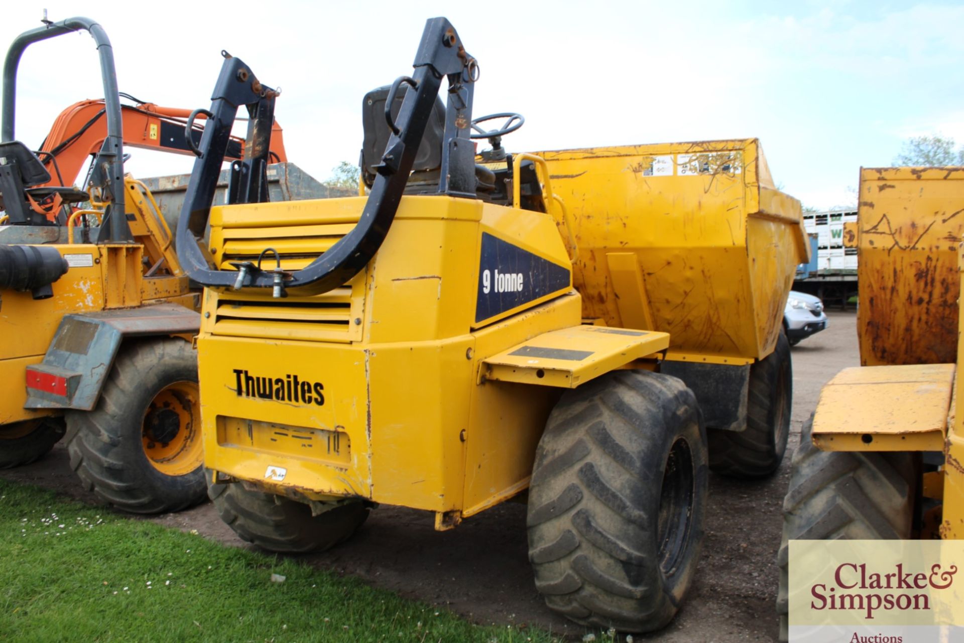 Thwaites 9T 4WD dumper. 2004. 4752 hours. Serial number SLCM390ZZ4 3.A4833. * - Image 4 of 18