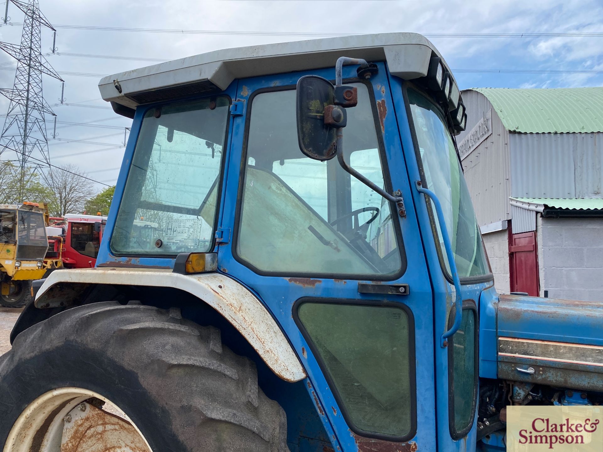 Ford 7810 Force III 4WD tractor. Registration G916 XGV. Date of first registration 04/1990. 7,920 - Image 18 of 32
