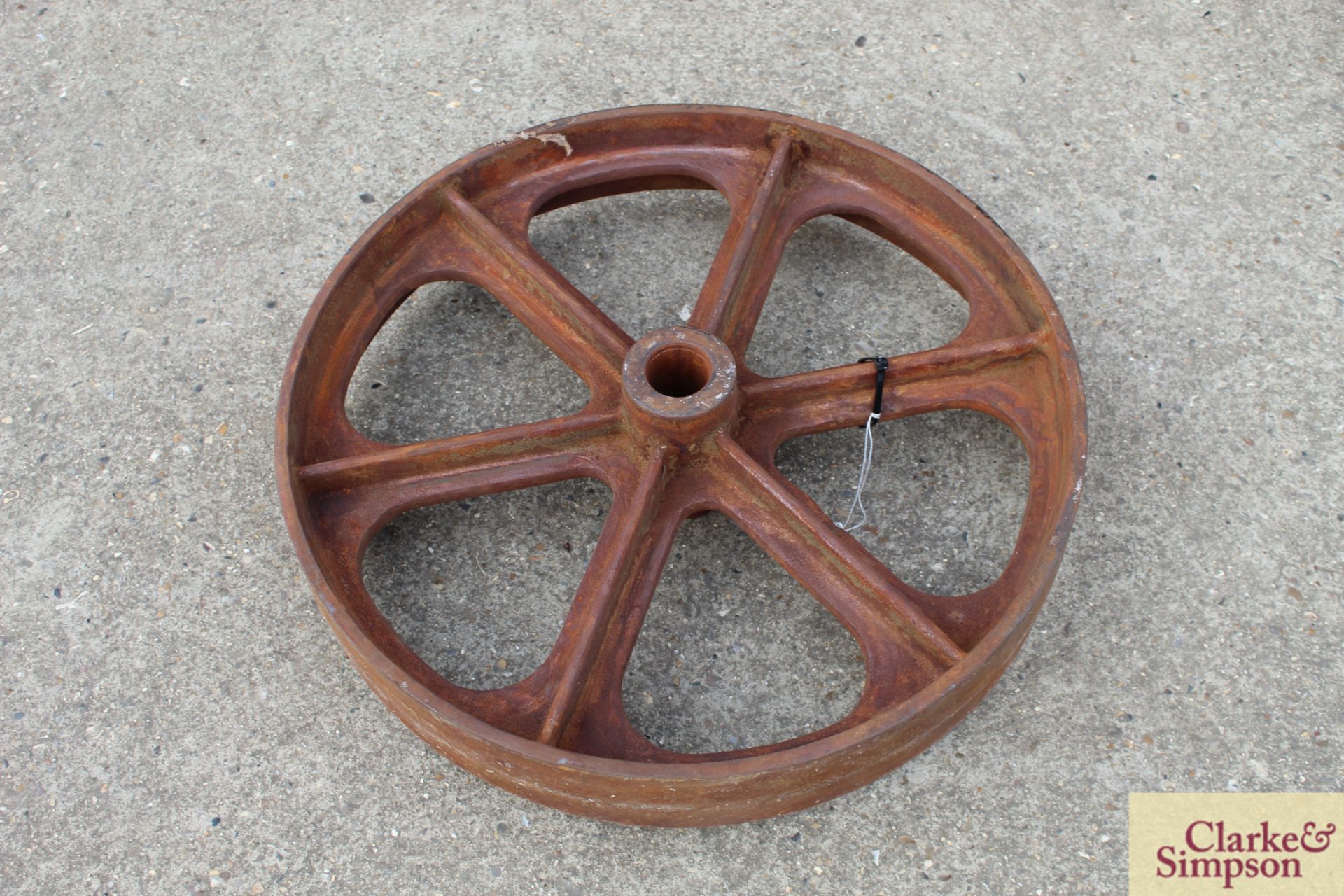 20in diameter cast wheel. *