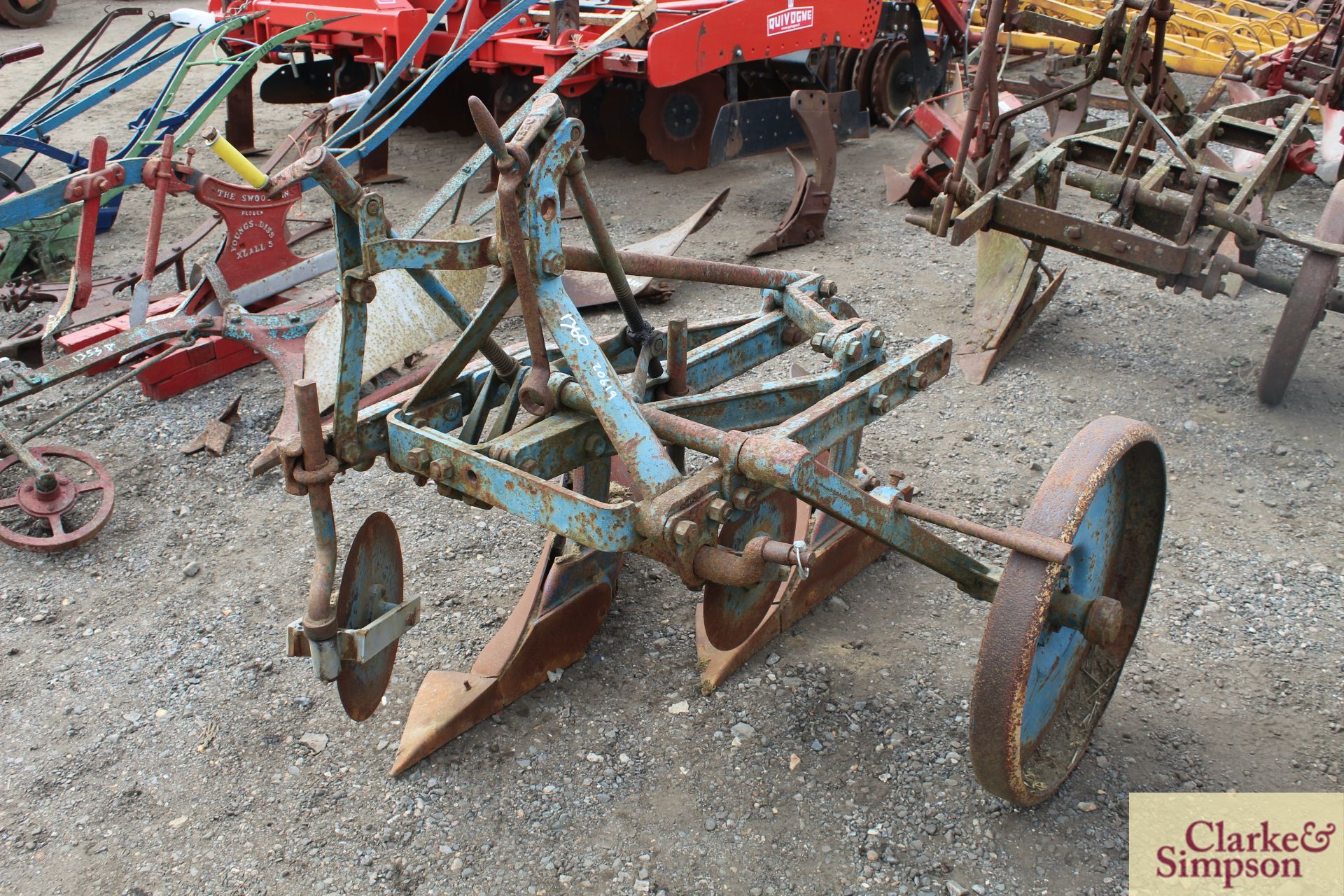 Ransomes PMA 2F plough. - Image 2 of 9