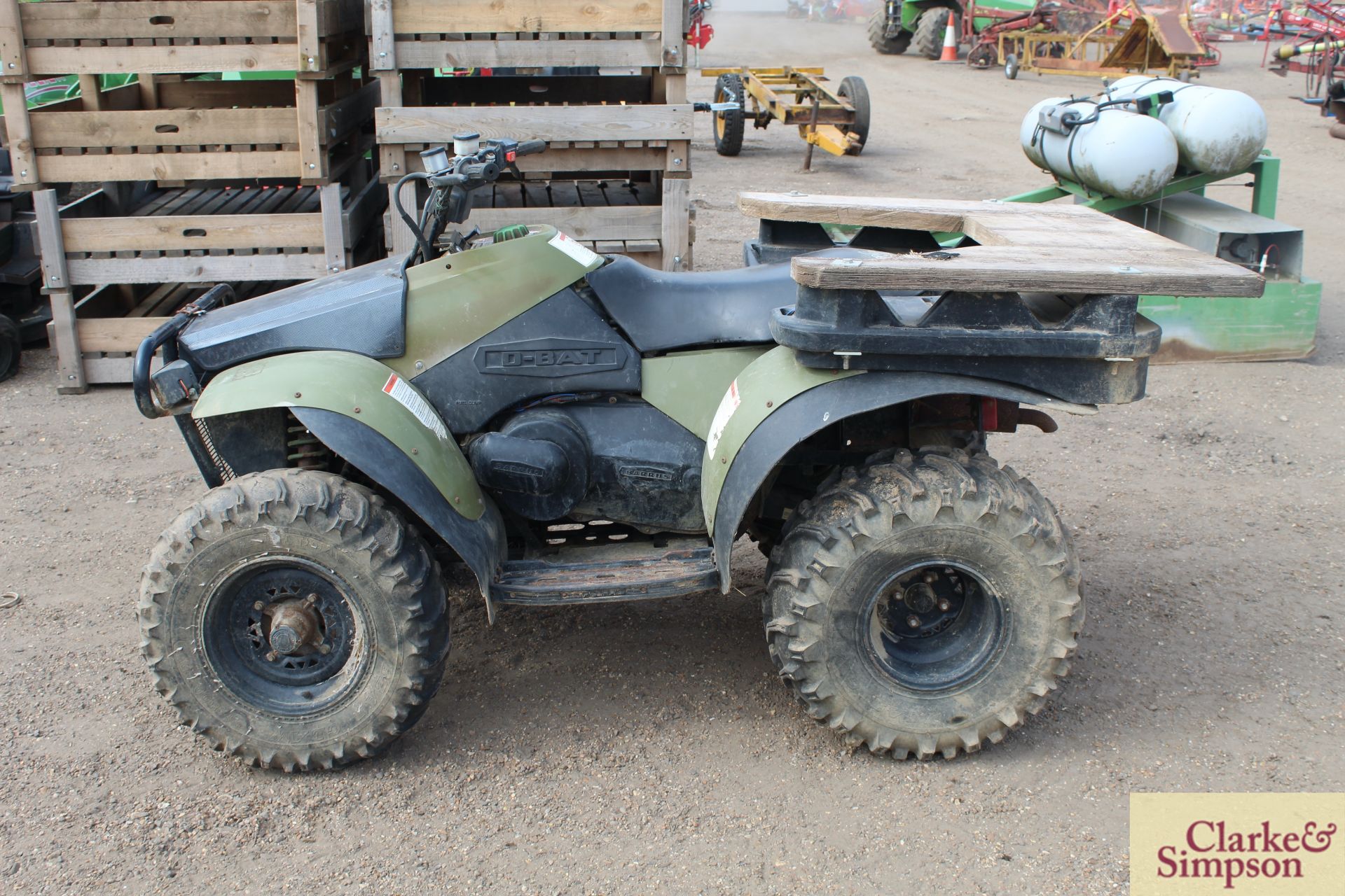 D-Bat 4WD diesel quad bike. * - Image 2 of 30