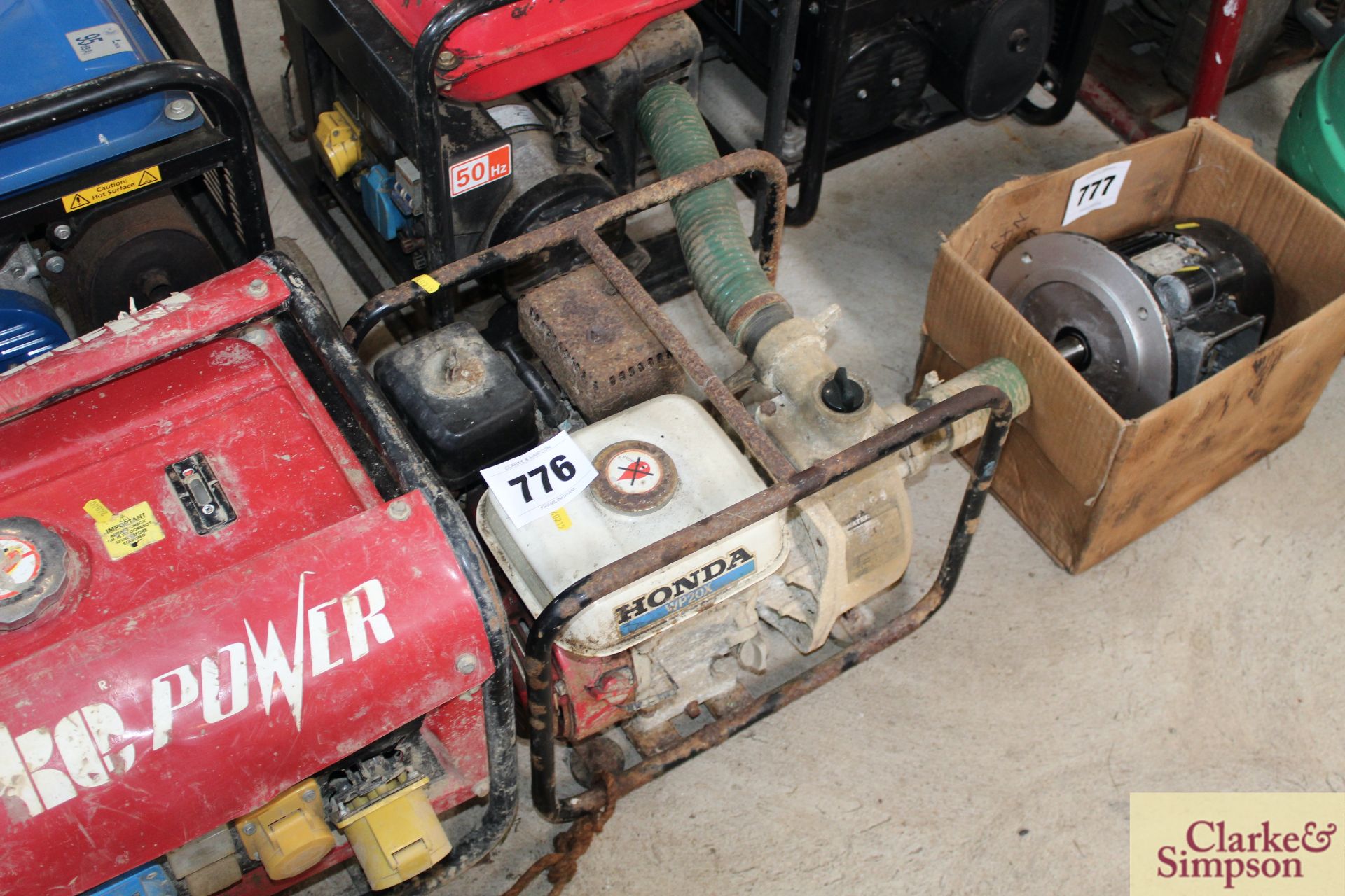 240V generator. Spares or repair. - Image 3 of 4