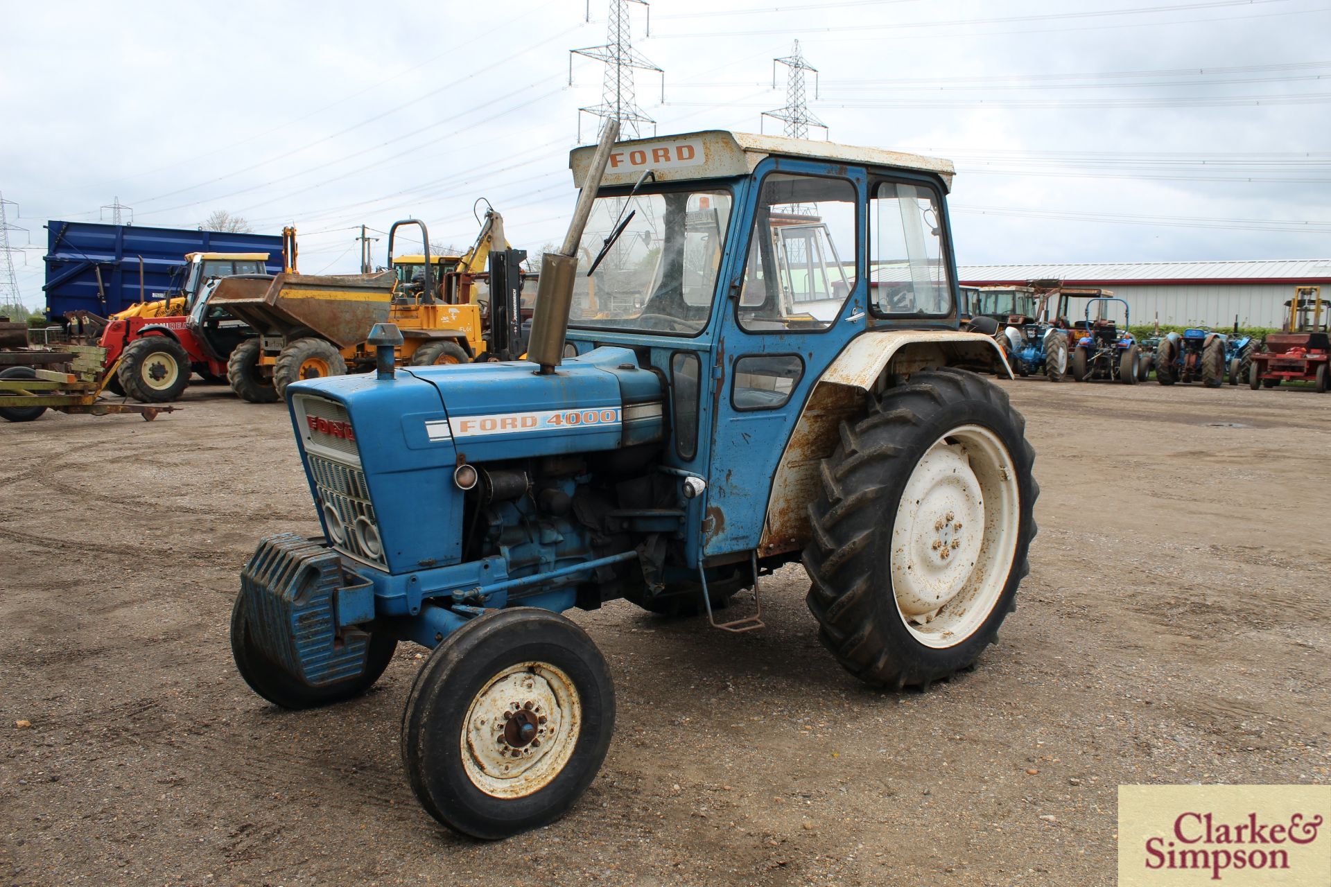 Ford 4000 2WD tractor. Registration JRT 680N. Date of first registration 07/1975. 5,859 hours. 12. - Image 3 of 28