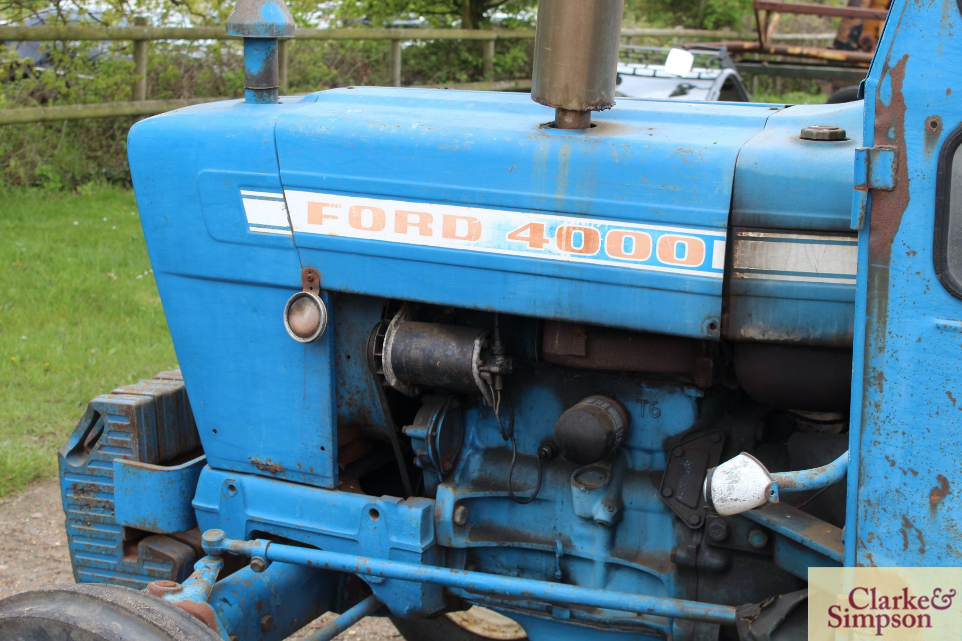 Ford 4000 2WD tractor. Registration JRT 680N. Date of first registration 07/1975. 5,859 hours. 12. - Image 22 of 28