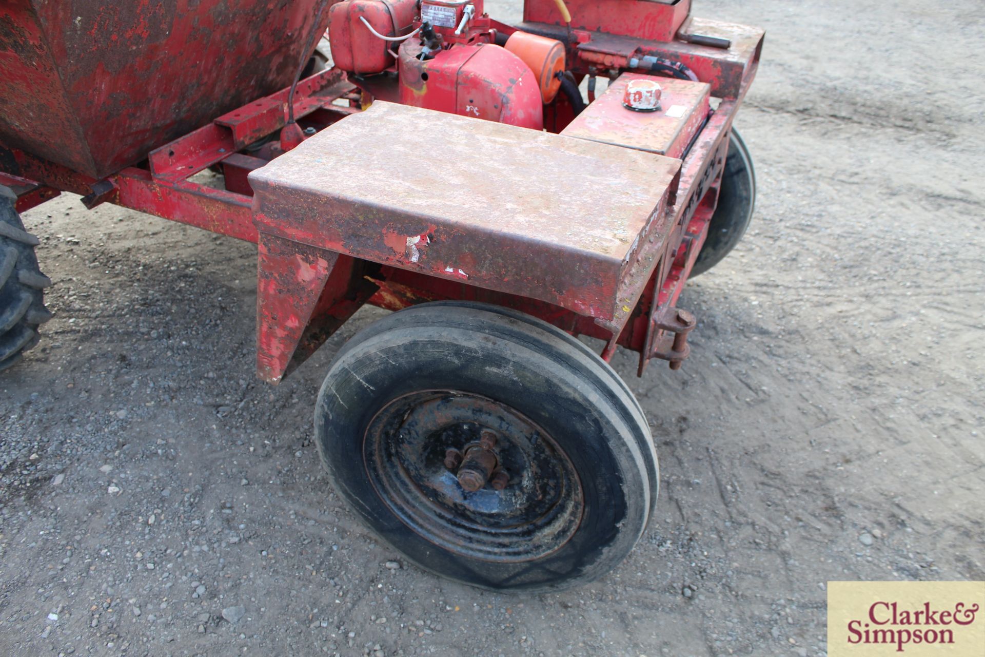 Winget 1.5T 2WD dumper. With Petter PH1 diesel engine and hydraulic tip. - Image 15 of 21