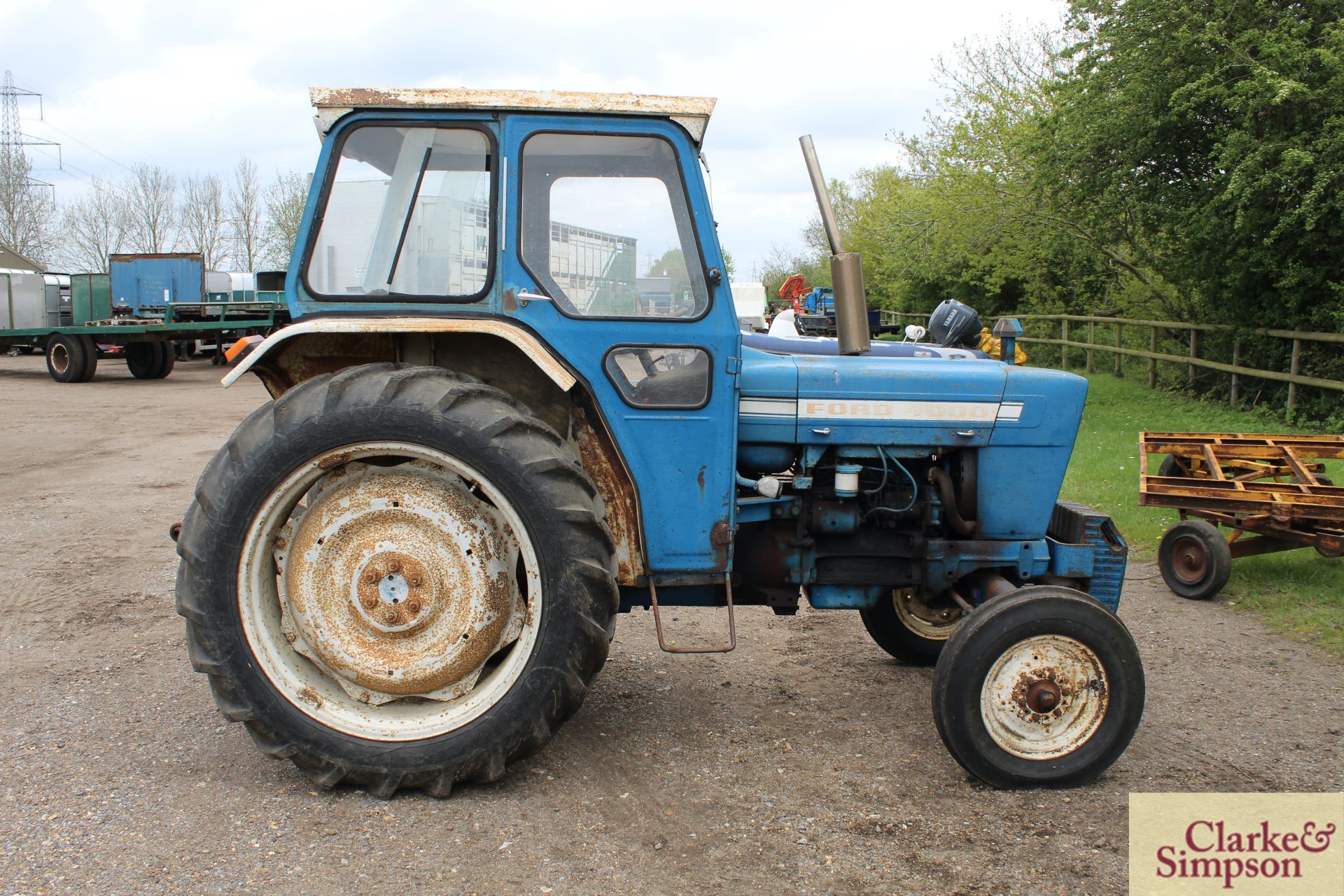 Ford 4000 2WD tractor. Registration JRT 680N. Date of first registration 07/1975. 5,859 hours. 12. - Image 8 of 28