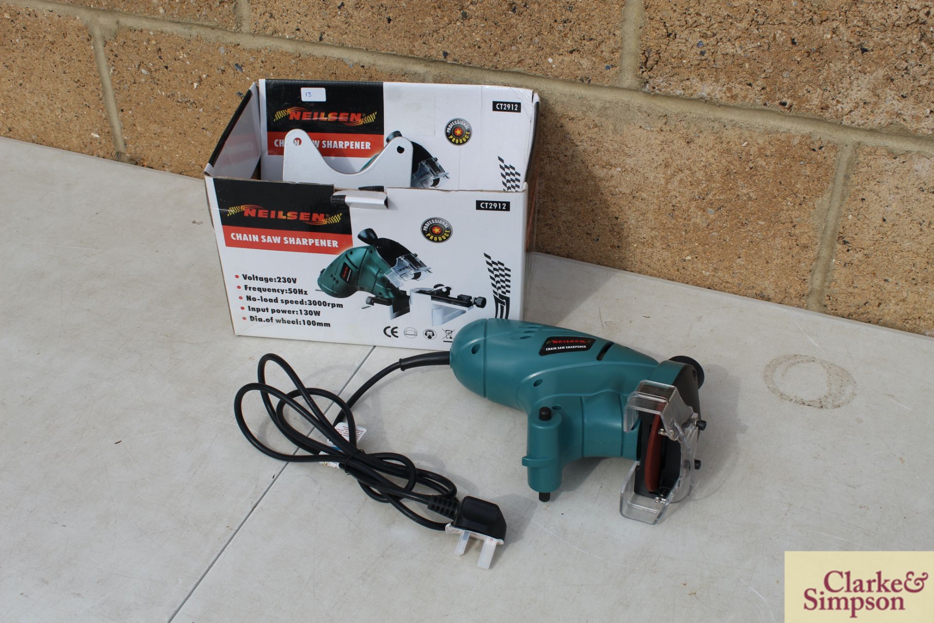 240v chainsaw sharpener. *