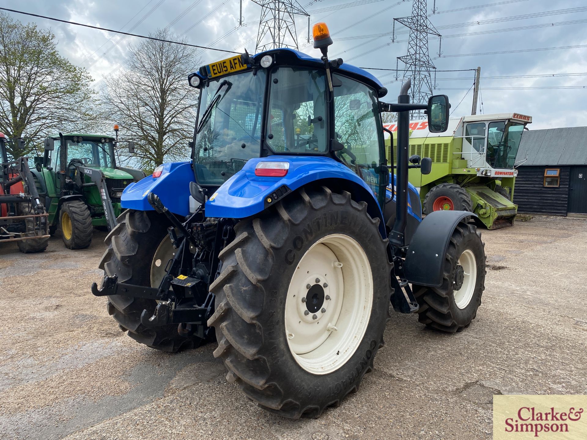 New Holland T5.105 4WD tractor. Registration EU15 AFN. Date of first registration 03/2015. Serial - Image 7 of 48