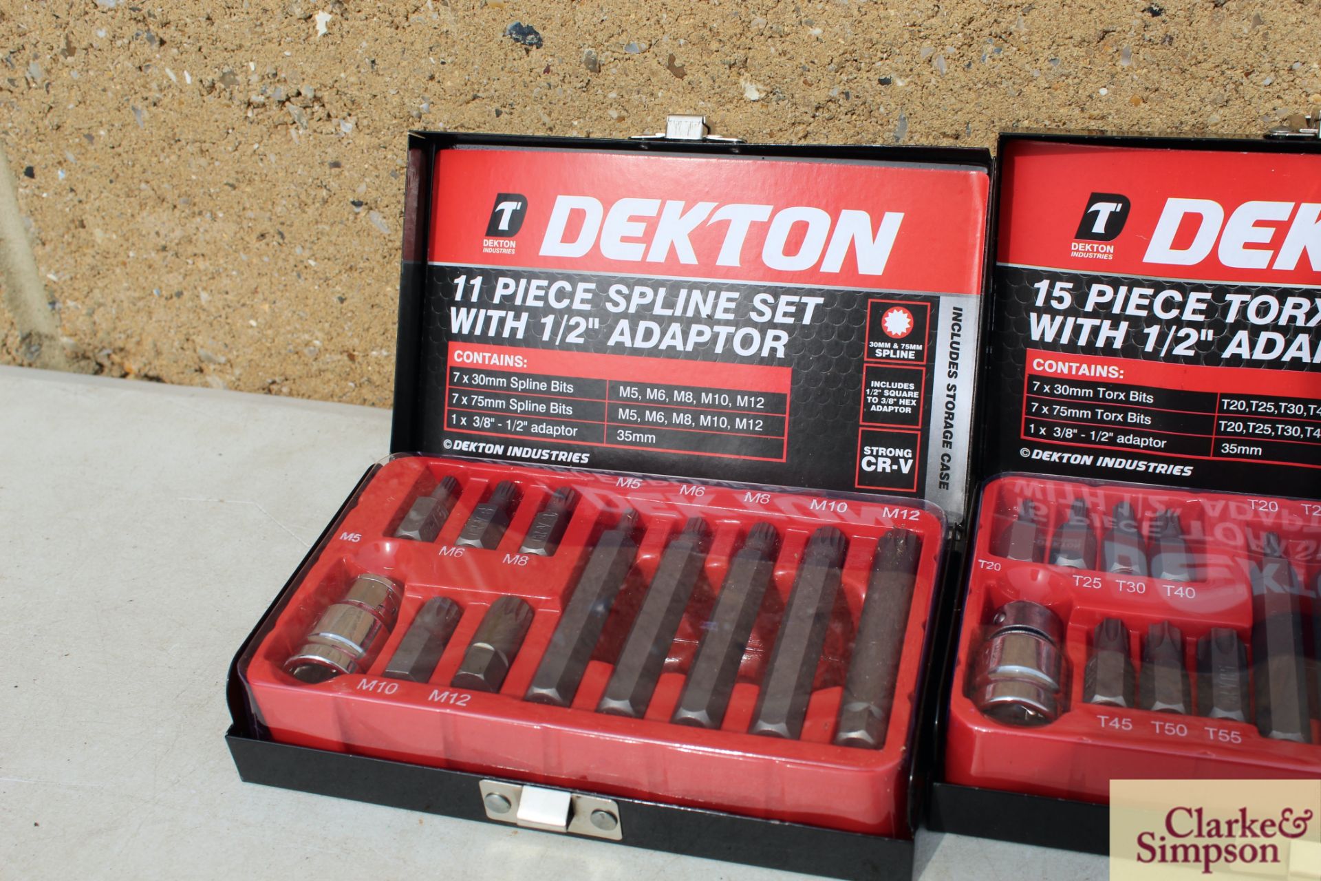 Spline, torx+hex bit sets. * - Image 2 of 4