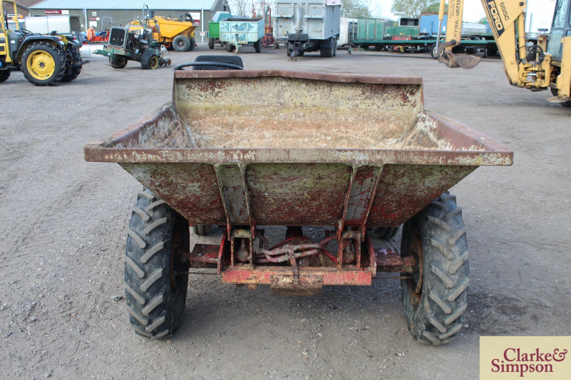 Winget 1.5T 2WD dumper. With Petter PH1 diesel engine and hydraulic tip. - Image 2 of 21