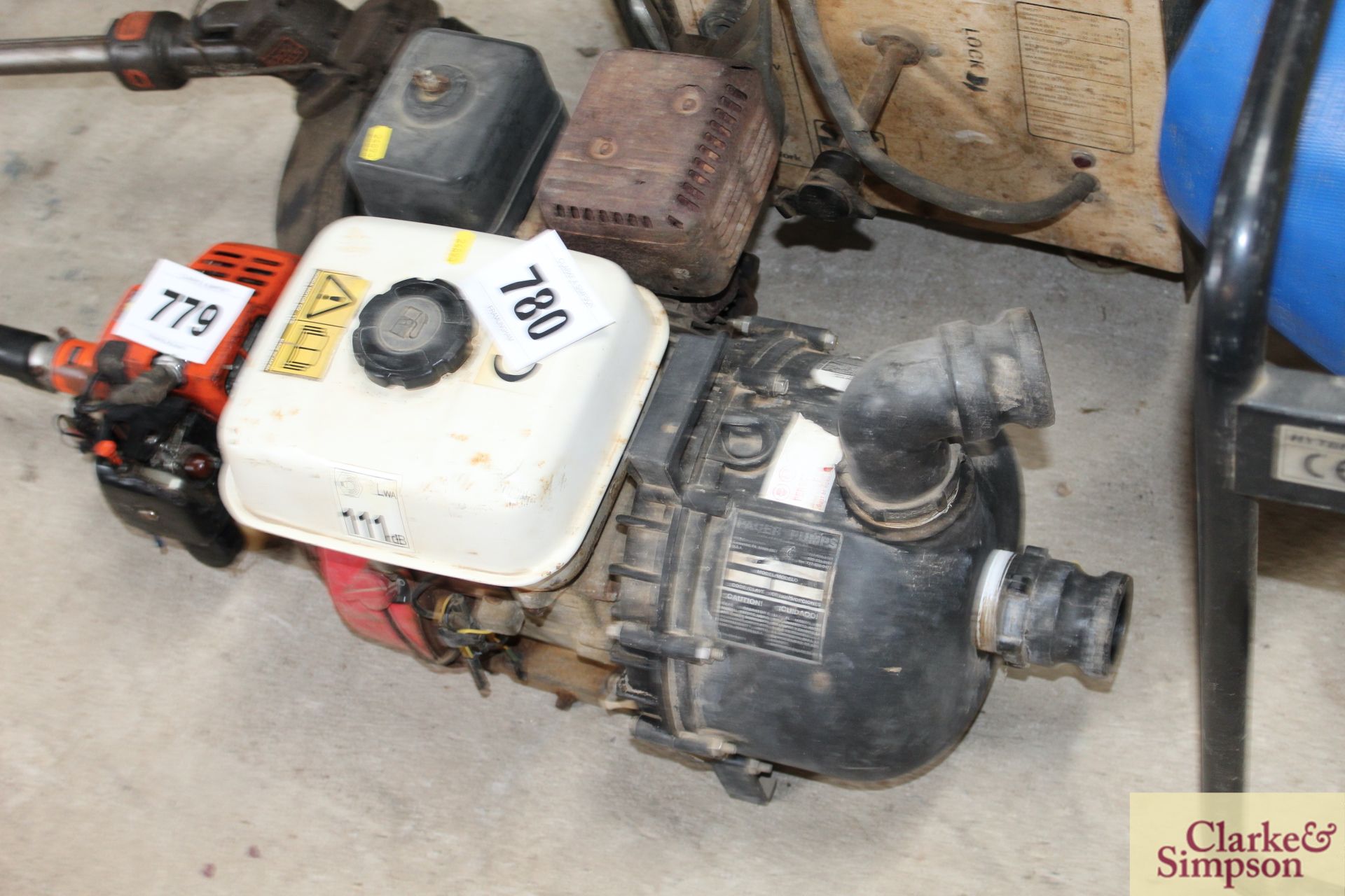 Honda GX160 water pump. Spares or repair. * - Image 2 of 2