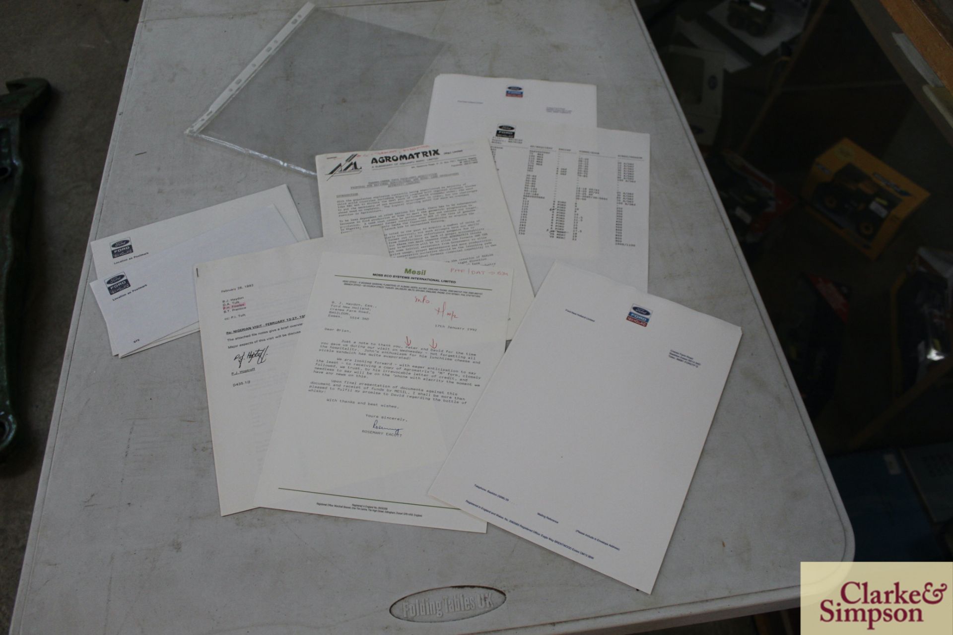 Various Ford memorabilia items to include business - Image 12 of 15