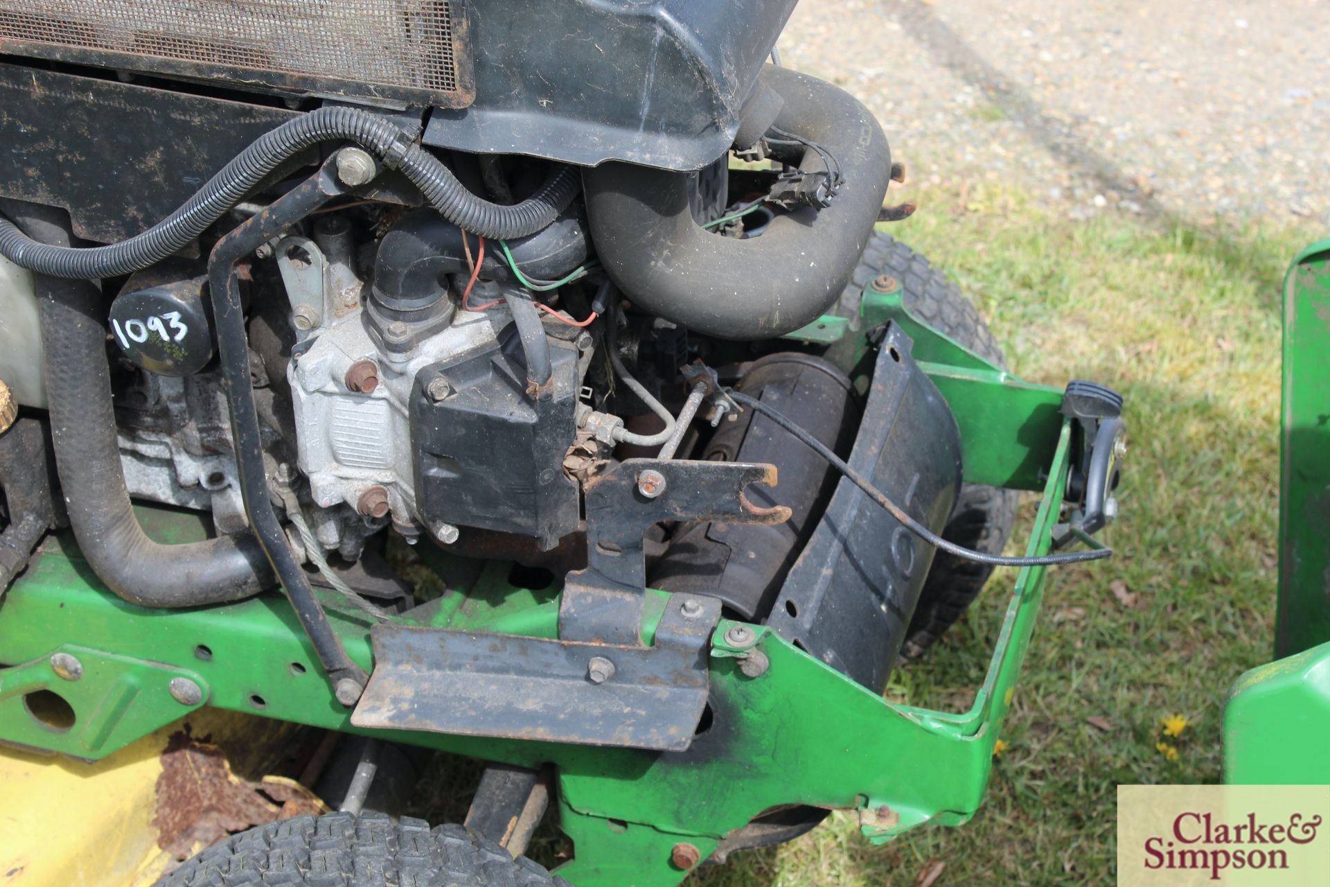 John Deere GX355 diesel ride-on mower. - Image 32 of 33